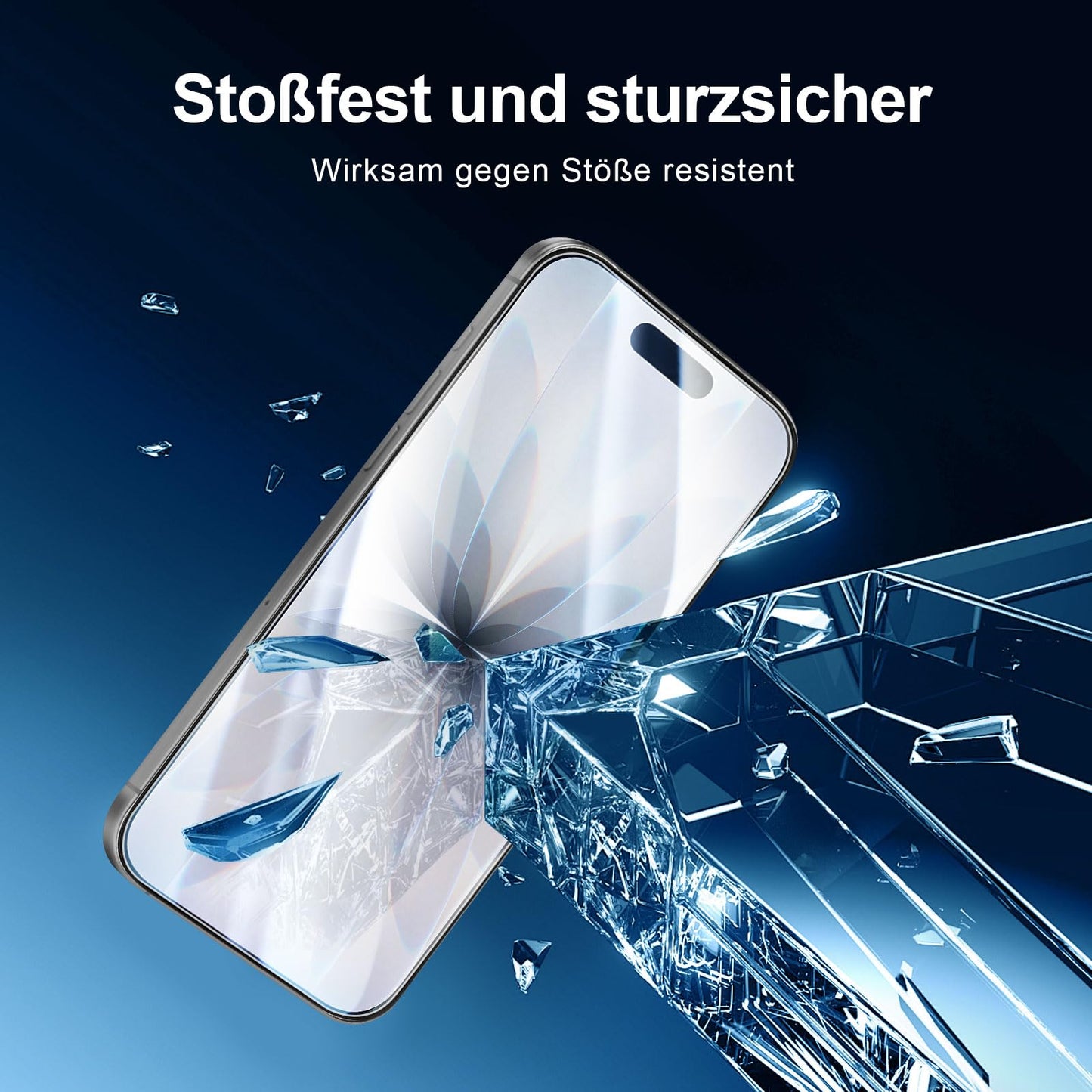 NEW'C für iPhone 16 für Panzerglas 6,1 Zoll (2 Stück) und 2 x Kamera Panzer Schutz für Kameraschutz (2 Stück) -Kratzfest -extrem widerstandsfähig -9H-Härteglas