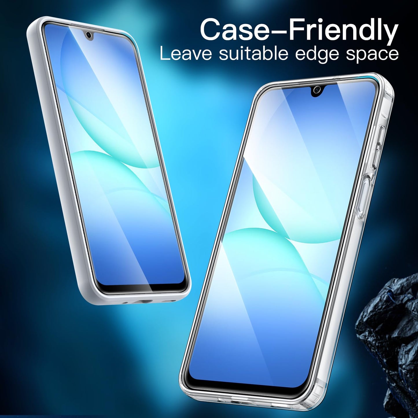 JETech Schutzfolie für Samsung Galaxy A54 5G 6,4 Zoll, 9H Panzer Schutz Glas Folie Displayschutz, Kratzfest, HD Klar, 3 Stück