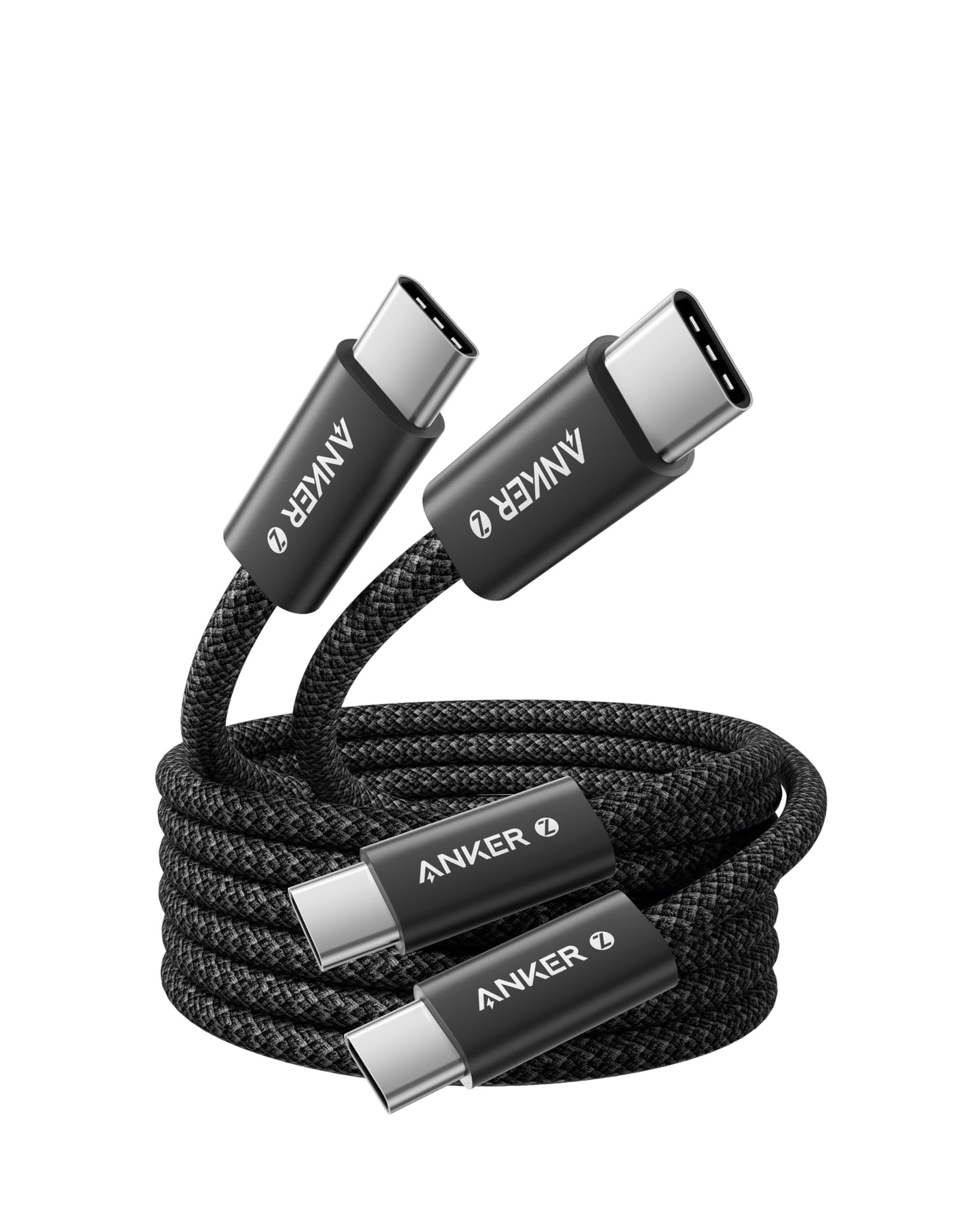 Anker 240W USB C Kabel, [2 Stück 1,8m] PD 3.1 Schnellladekabel USB C auf USB C Kabel, USB C Ladekabel für iPhone 17 Pro Max/iPhone Air/16/15 Serie, Samsung Galaxy S25/S24, MacBook Pro/Air, iPad Pro