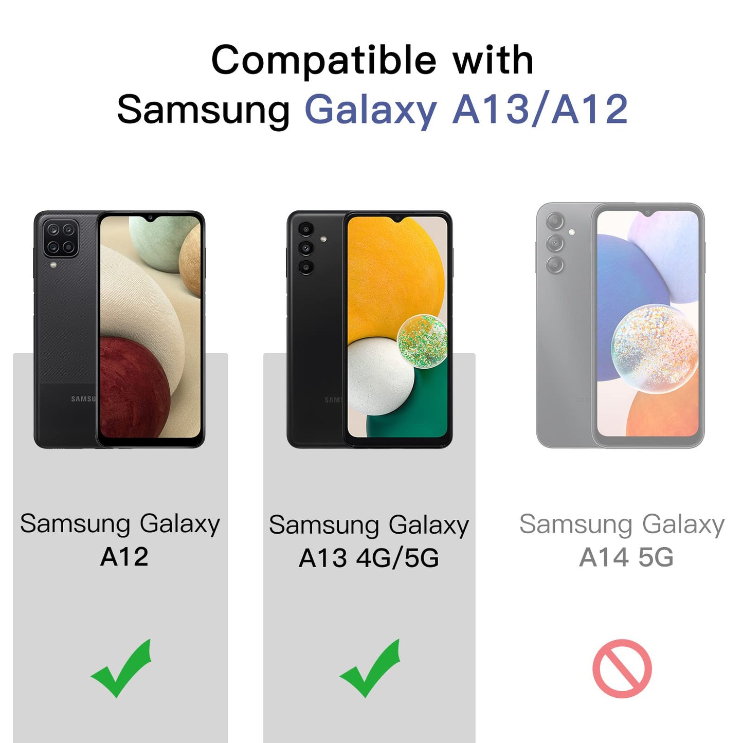 JETech Schutzfolie für Samsung Galaxy A54 5G 6,4 Zoll, 9H Panzer Schutz Glas Folie Displayschutz, Kratzfest, HD Klar, 3 Stück