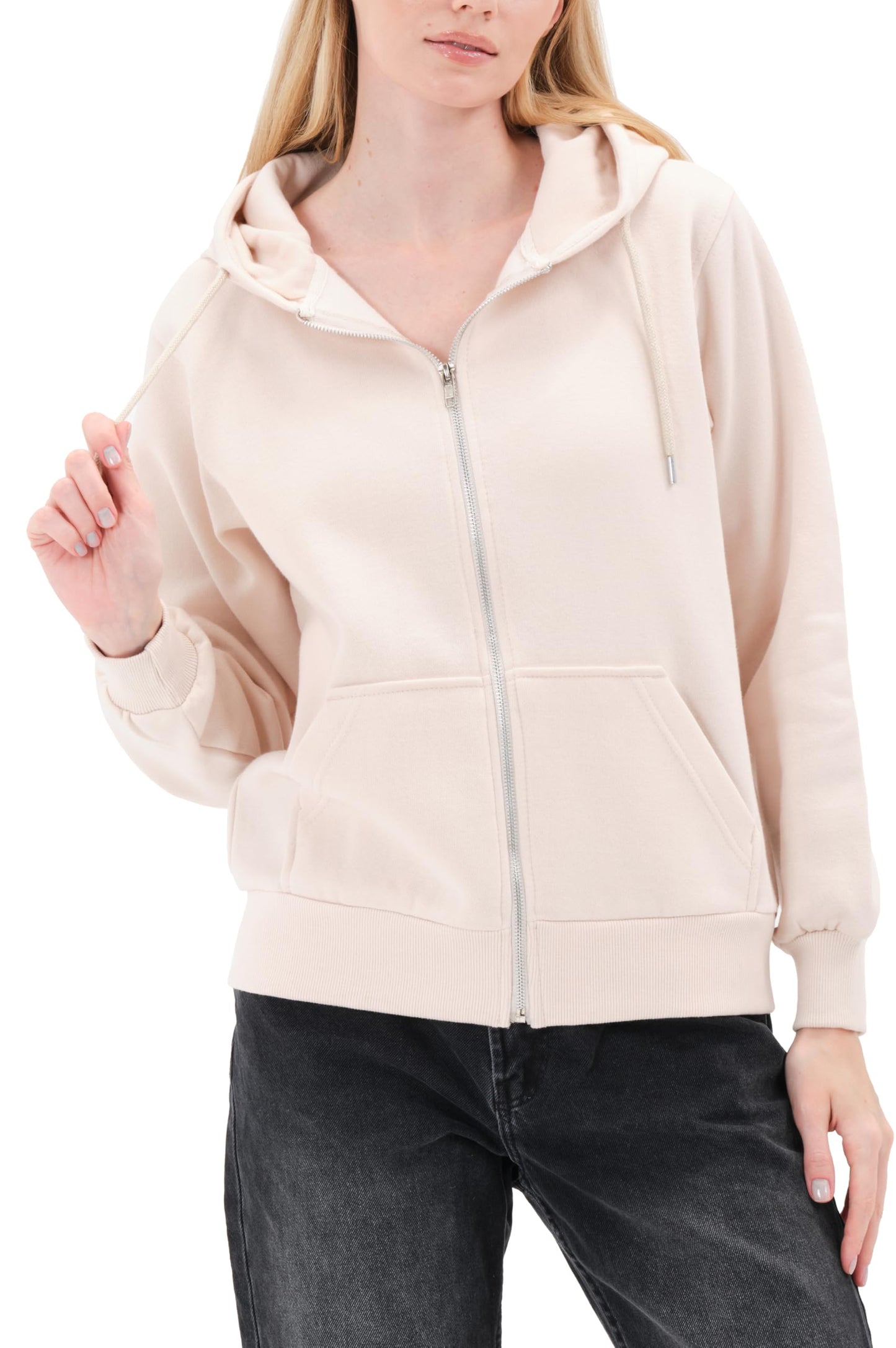 Smith & Solo Hoodie Damen – Kapuzenpullover Frauen Baumwolle Long, mit Kapuze Pullover Sweatshirt Rundhals, Slim Fit Freizeit Sport Langarmshirt, Hoodies Training - Pulli Streetwear
