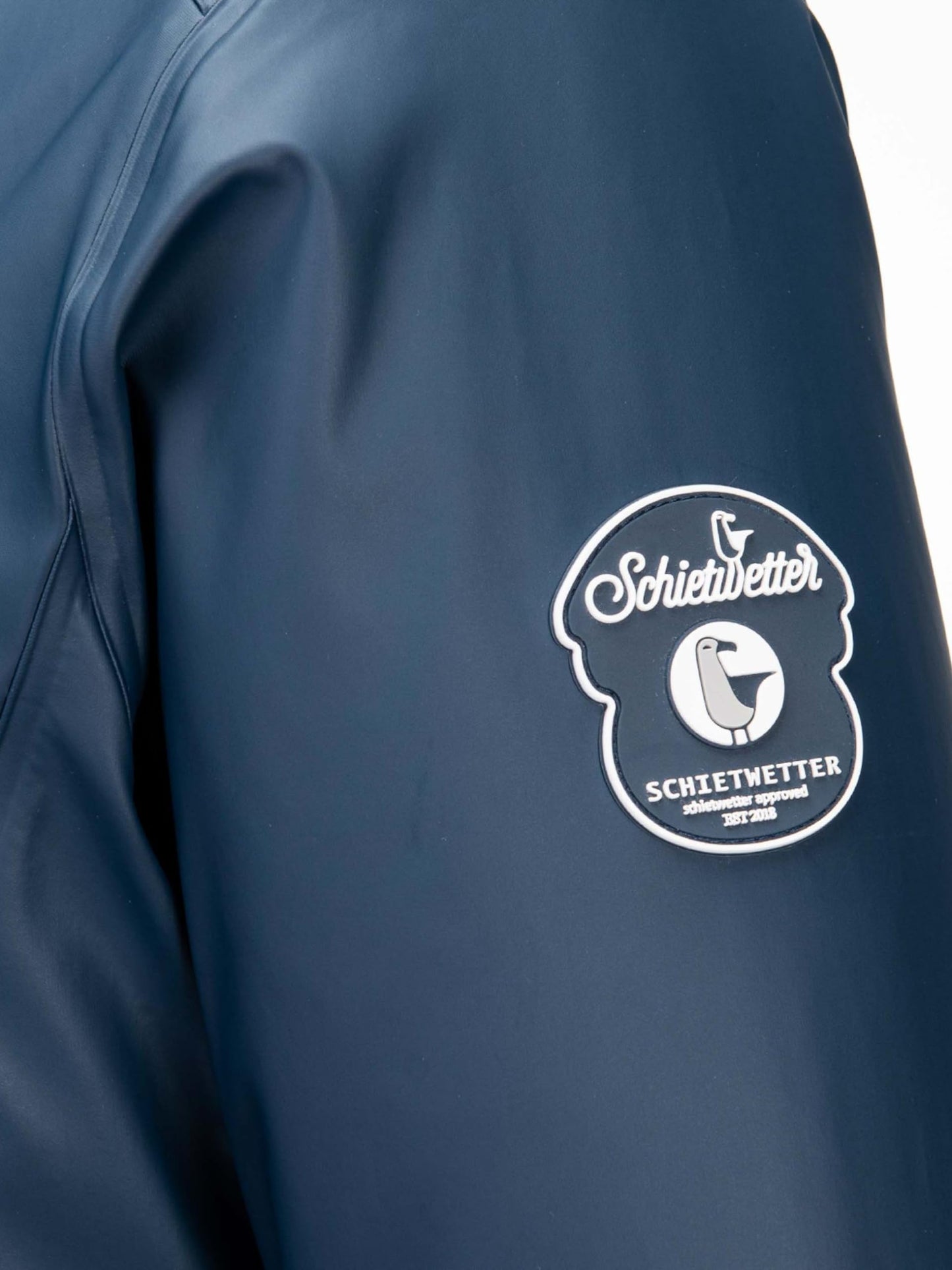 SCHIETWETTER Damen Regenjacke Büffelfell Mima, Friesenerz, Kuschelfleece, Regenparka, PU-Jacke, gefüttert, wasserdicht, Winddicht