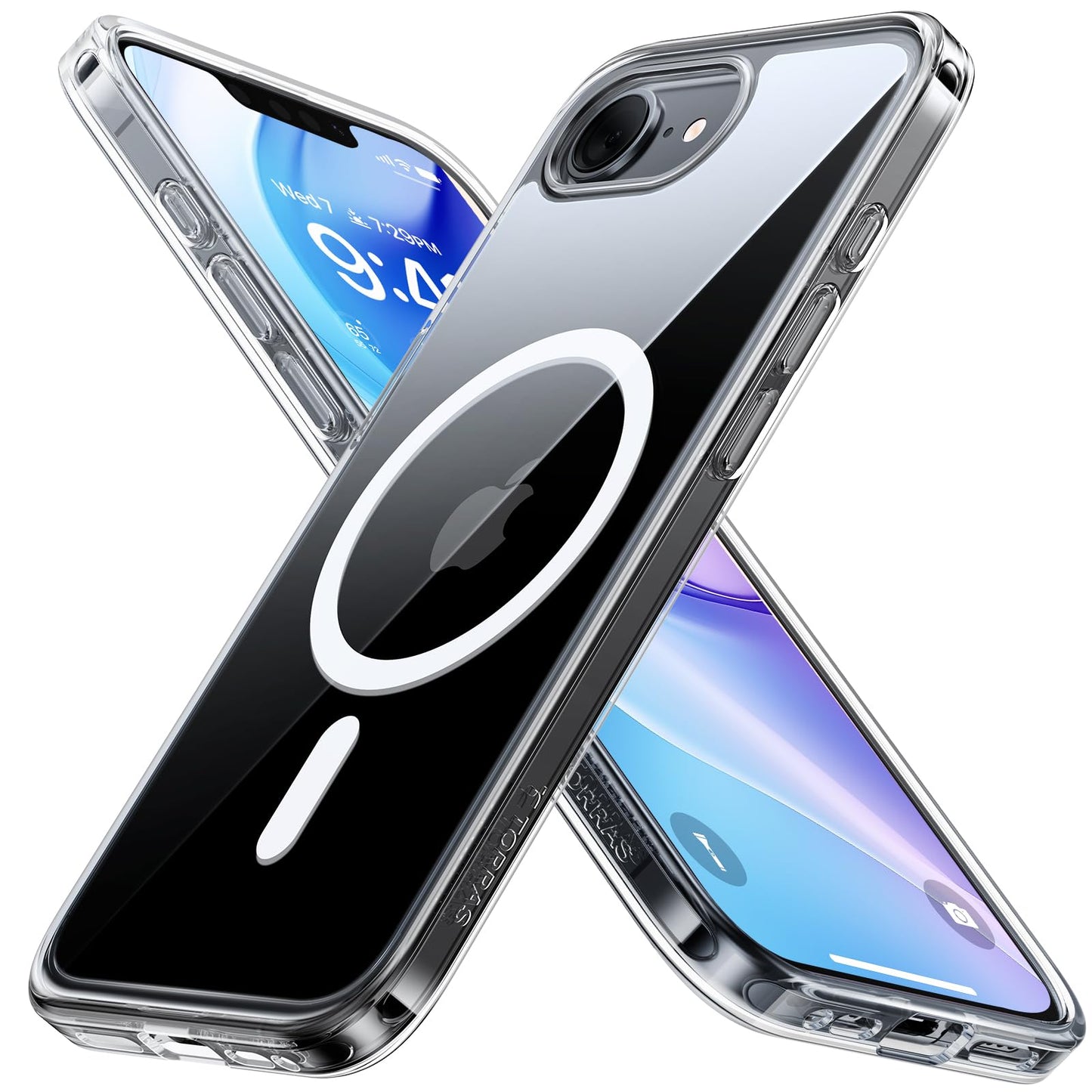 TORRAS Guardian-Mag für iPhone 17 Pro Hülle für MagSafe (Zertifizierte Militärschutz und Magnetkraft) Handyhülle iPhone 17 Pro Case Extrem Haltbarkeit Hülle Stoßfest Kratzfest Cover, Matt Blau