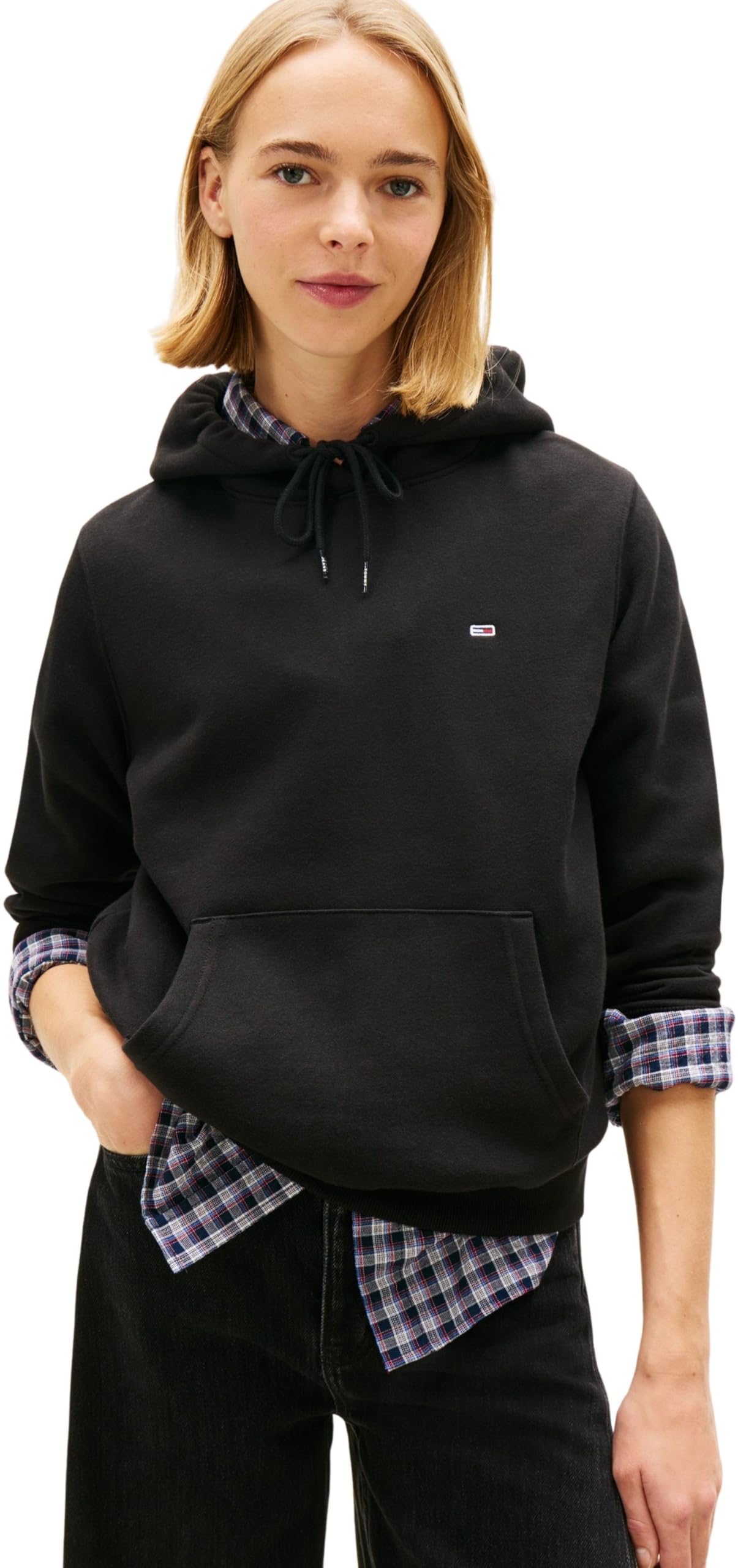 Tommy Jeans Damen Hoodie Flag Regular Fit