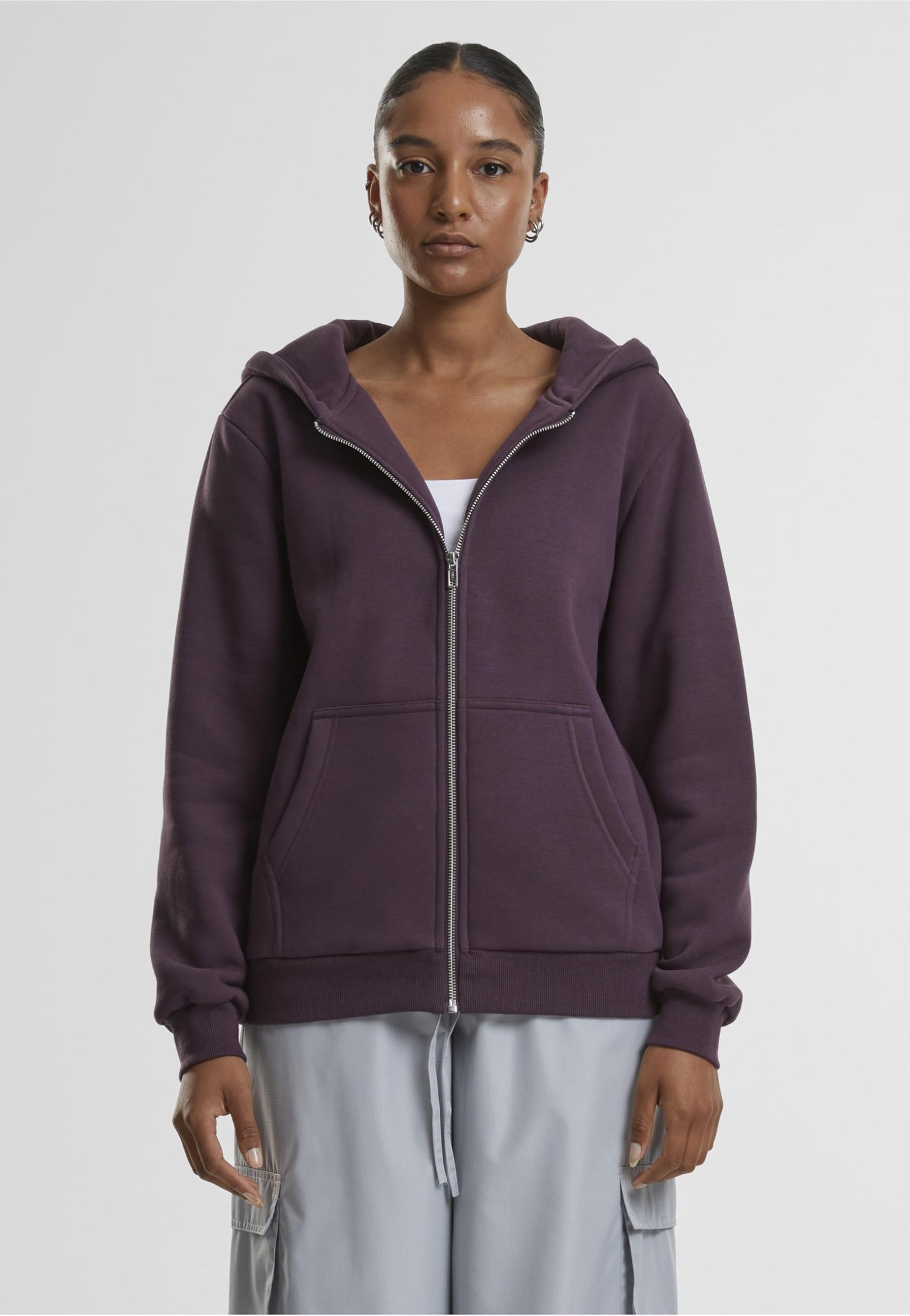 Urban Classics Ladies Fluffy Zip Cardigan