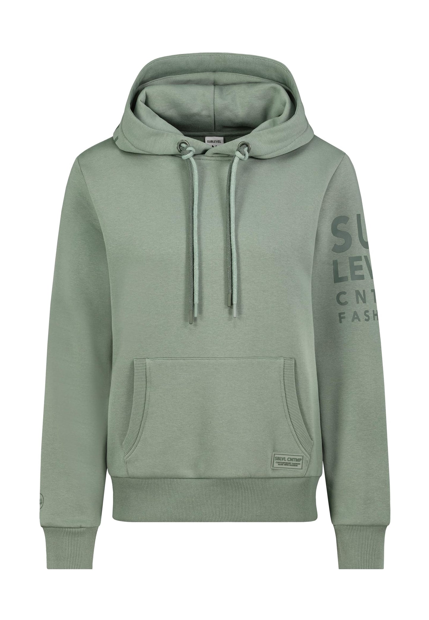 Sublevel Damen Sweathoodie Kapuzenpullover Sweatjacke mit Prints und Kapuze