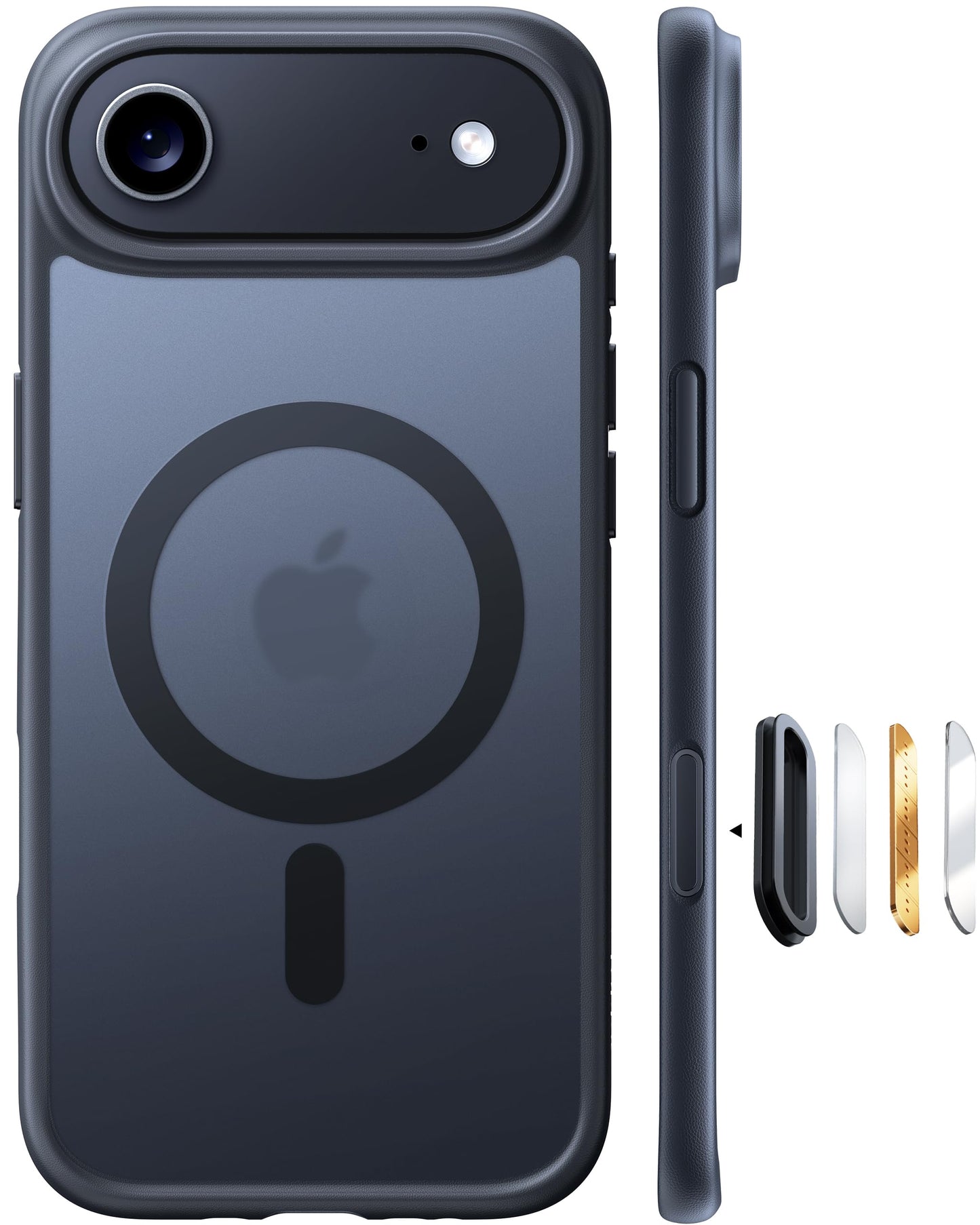 TORRAS Guardian-Mag für iPhone 17 Pro Hülle für MagSafe (Zertifizierte Militärschutz und Magnetkraft) Handyhülle iPhone 17 Pro Case Extrem Haltbarkeit Hülle Stoßfest Kratzfest Cover, Matt Blau