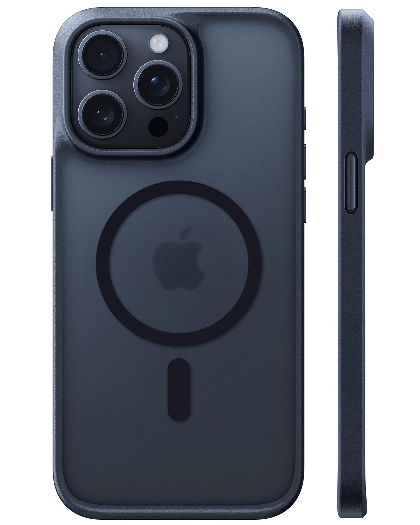 TORRAS Guardian-Mag für iPhone 17 Pro Hülle für MagSafe (Zertifizierte Militärschutz und Magnetkraft) Handyhülle iPhone 17 Pro Case Extrem Haltbarkeit Hülle Stoßfest Kratzfest Cover, Matt Blau