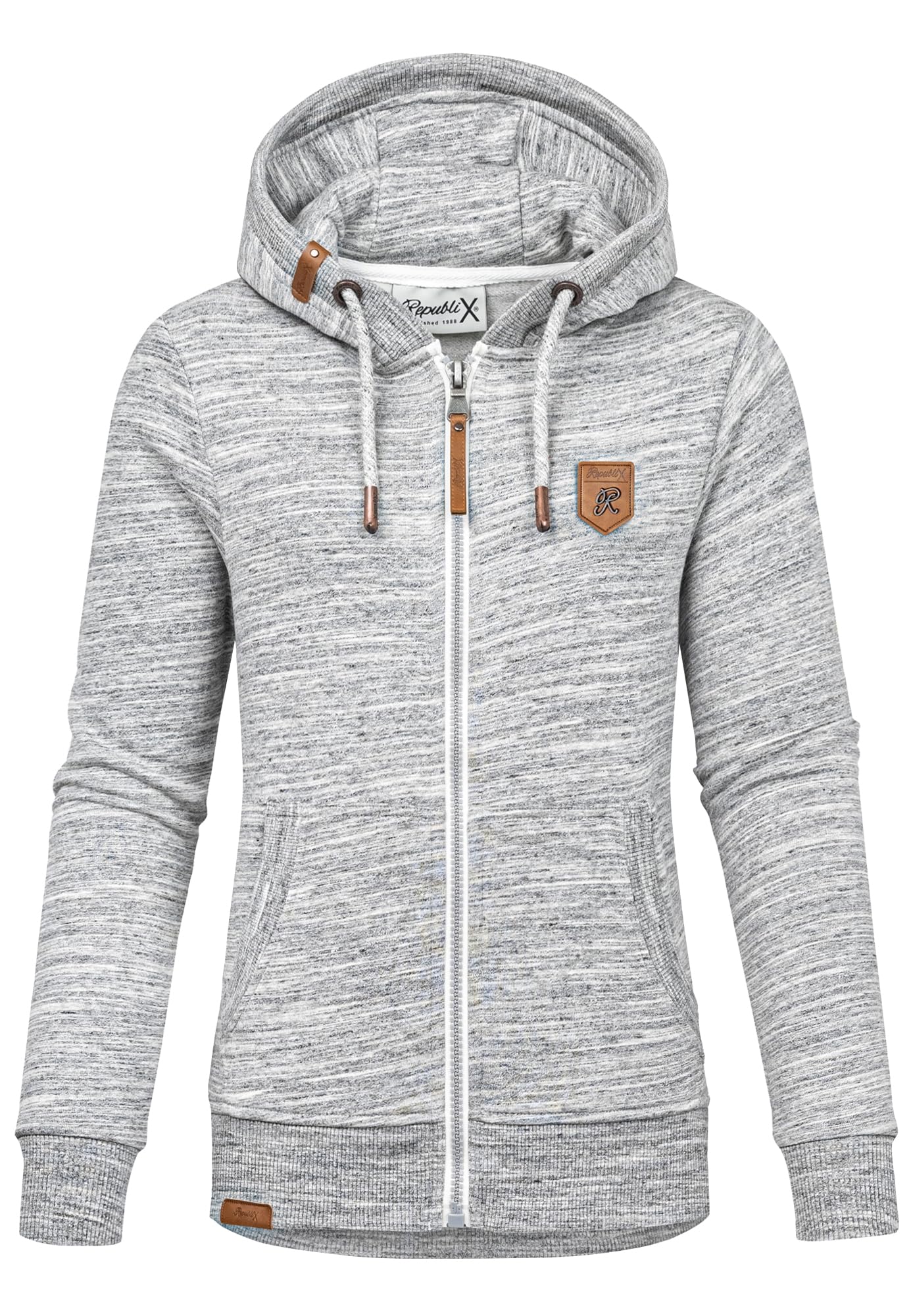 Damen Sweatjacke Hoodie Sweatshirt Pullover Zipper Jacke RD-020