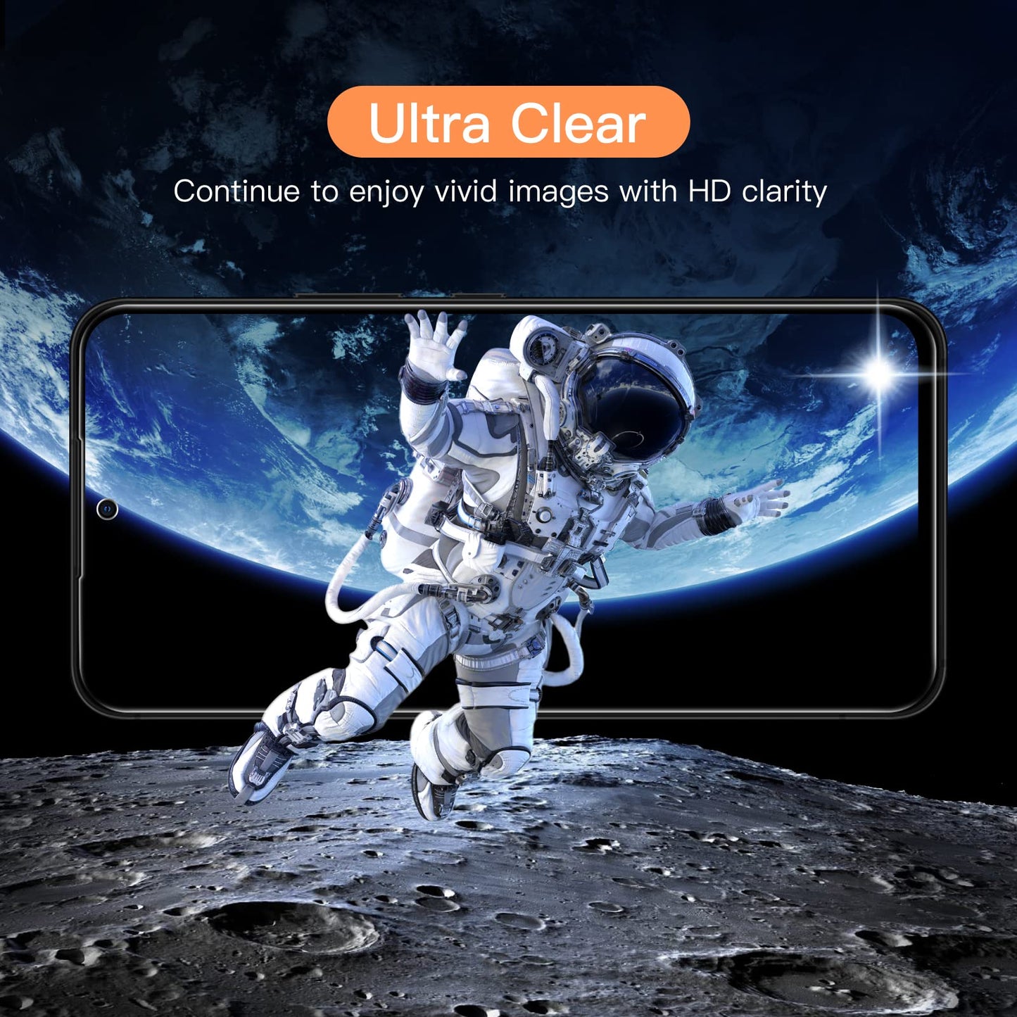 JETech Schutzfolie für Samsung Galaxy A54 5G 6,4 Zoll, 9H Panzer Schutz Glas Folie Displayschutz, Kratzfest, HD Klar, 3 Stück
