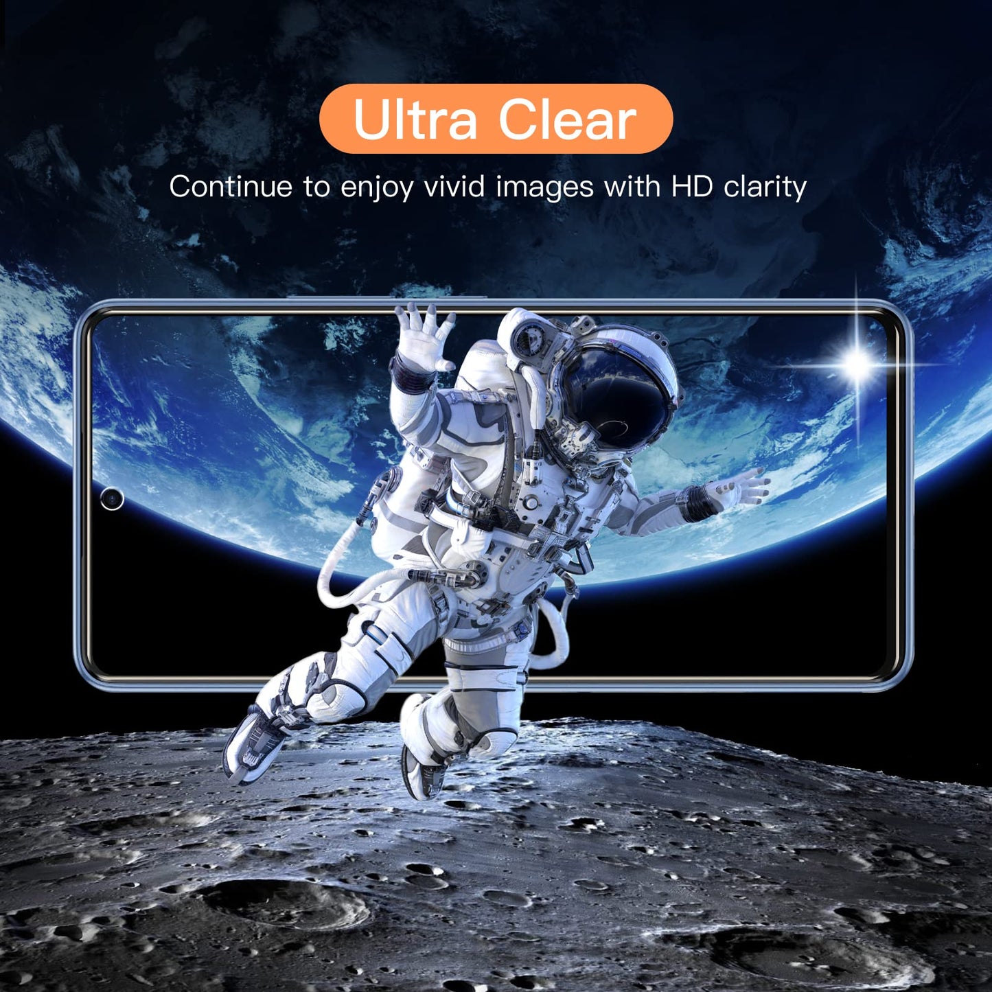 JETech Schutzfolie für Samsung Galaxy A54 5G 6,4 Zoll, 9H Panzer Schutz Glas Folie Displayschutz, Kratzfest, HD Klar, 3 Stück