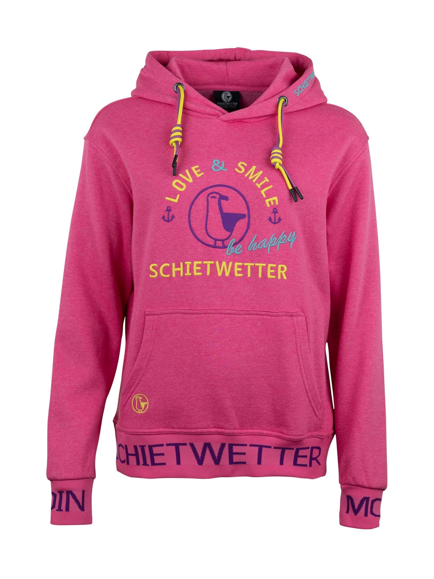 SCHIETWETTER Damen Hoodie Marie Meersalz, Kapuzenpullover für Frauen,