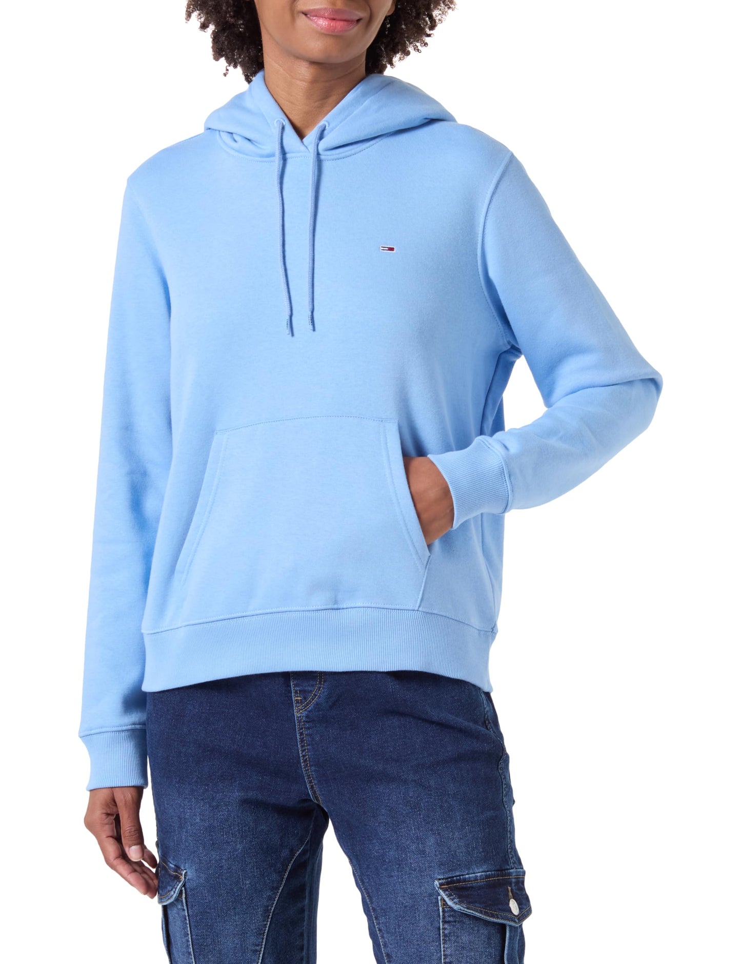 Tommy Jeans Damen Hoodie Flag Regular Fit