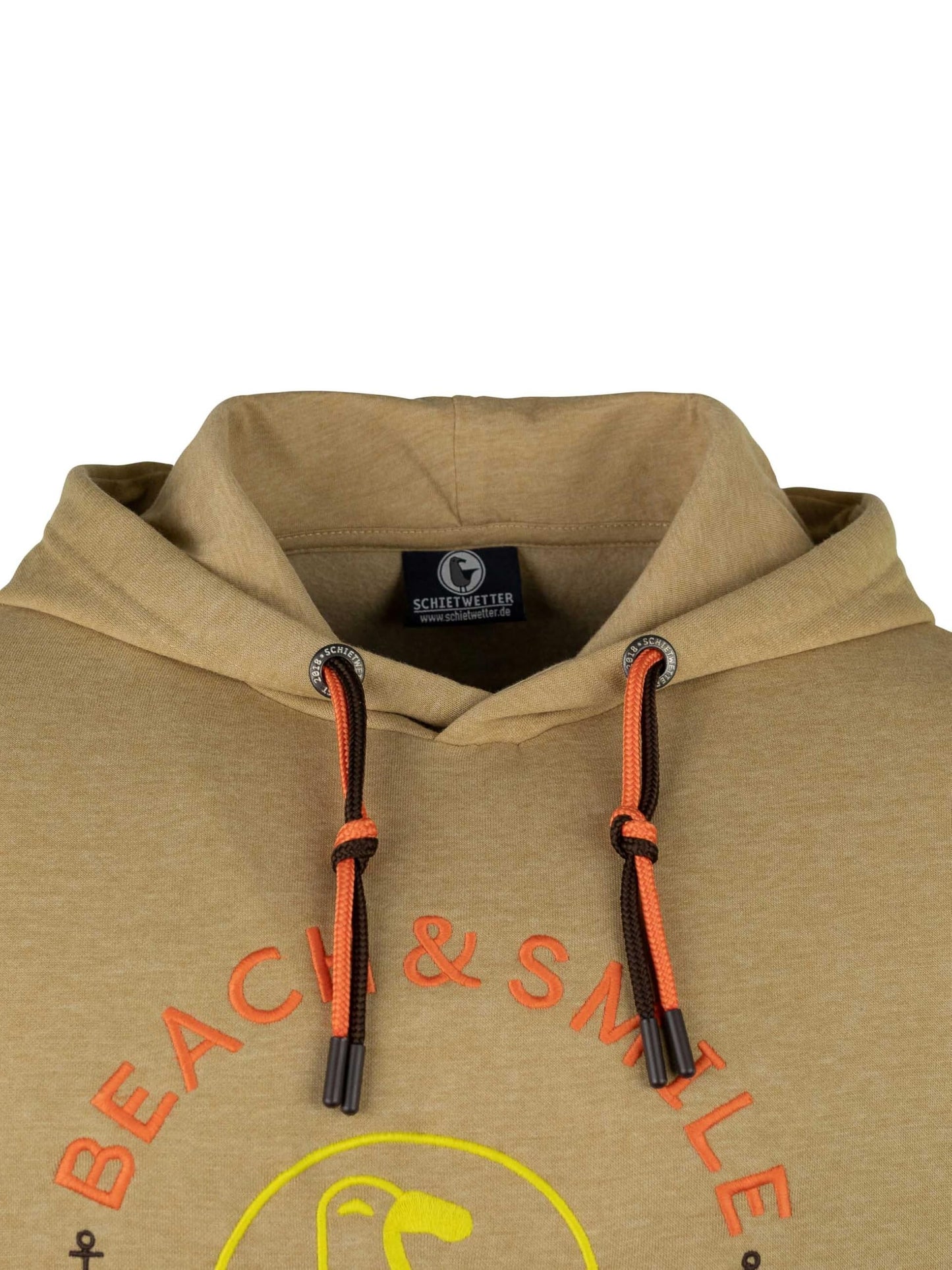 SCHIETWETTER Herren Kapuzenpullover Haifisch Klaus, Hoodie, Sweater, Longsleeve mit Kapuze, Print