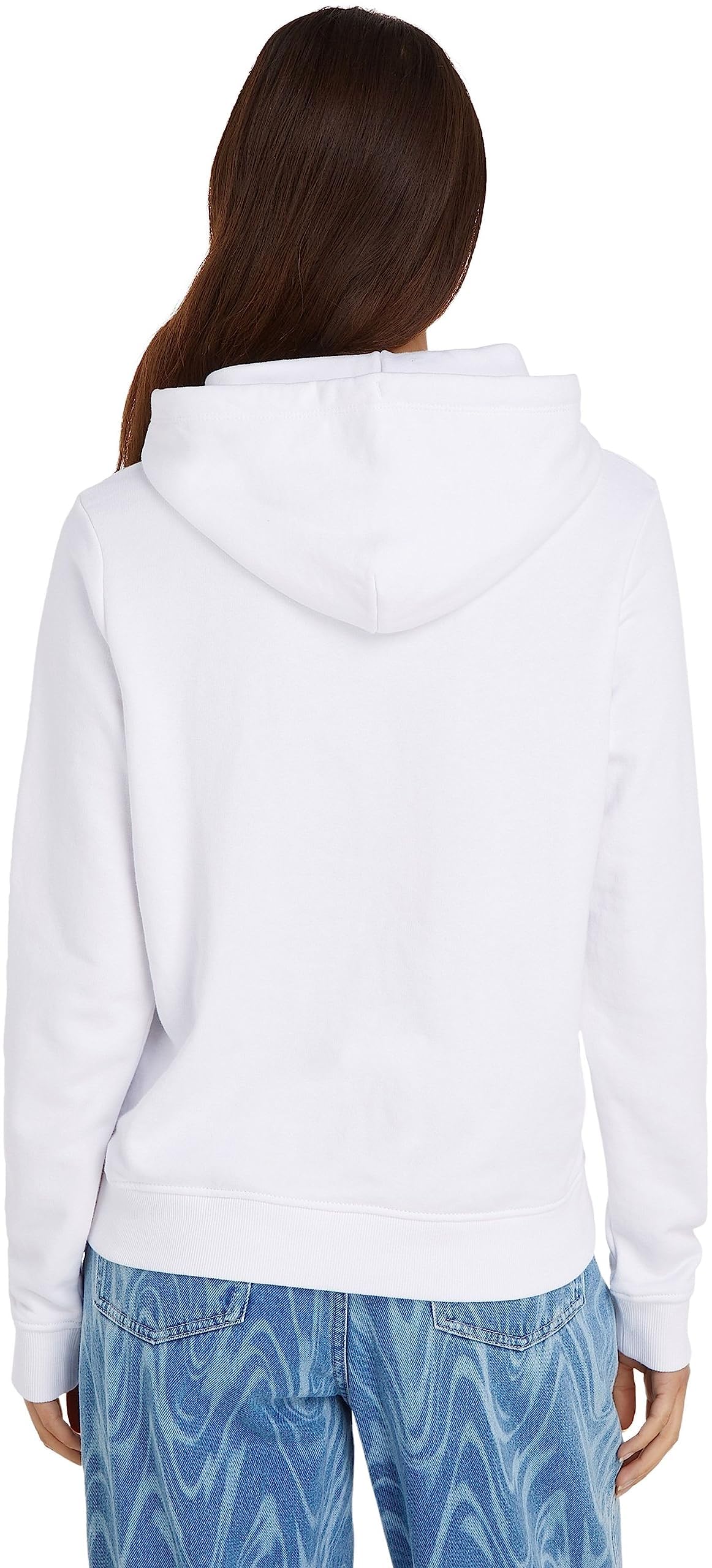 Tommy Jeans Damen Hoodie Flag Regular Fit