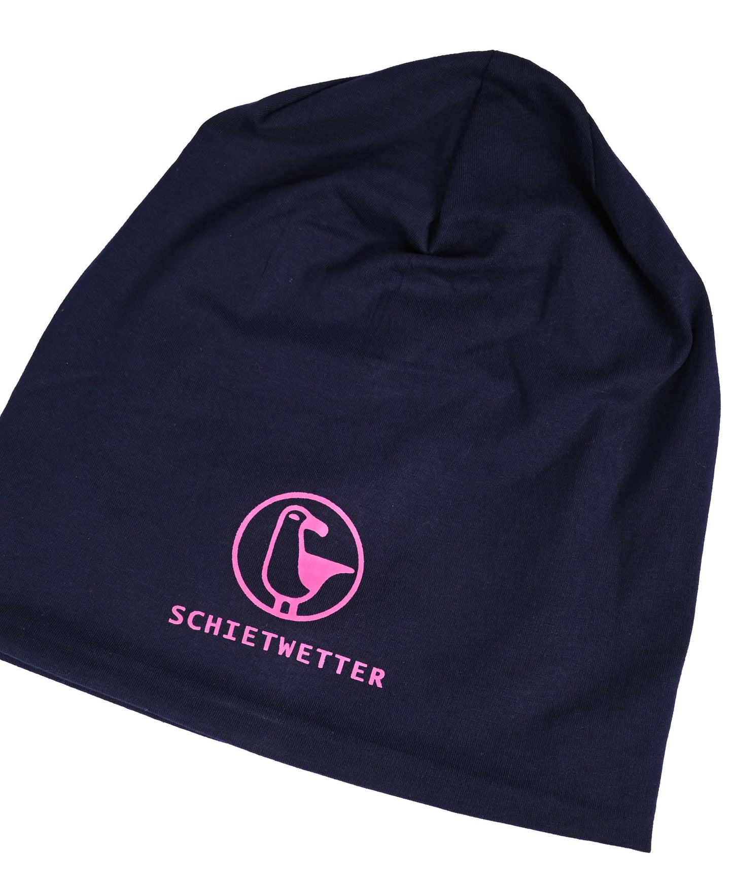 SCHIETWETTER Unisex Erw. Leichte Beanie Mütze Möwe, Übergangsmütze, dünne Kopfbedeckung, Logo-Print, Stretch, warm, einfarbig