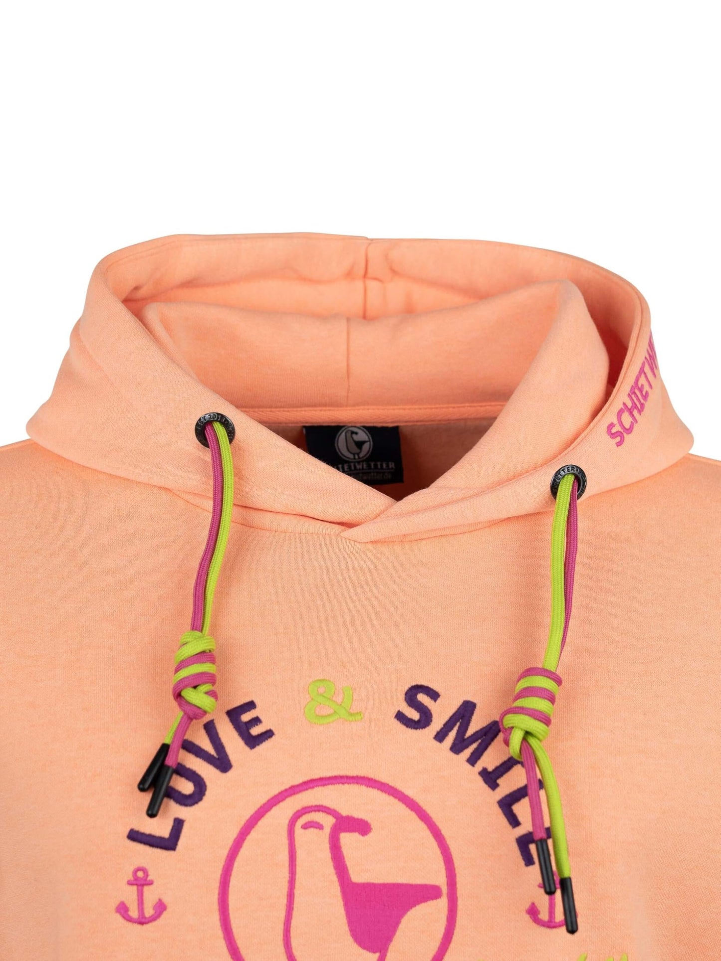 SCHIETWETTER Damen Hoodie Marie Meersalz, Kapuzenpullover für Frauen,