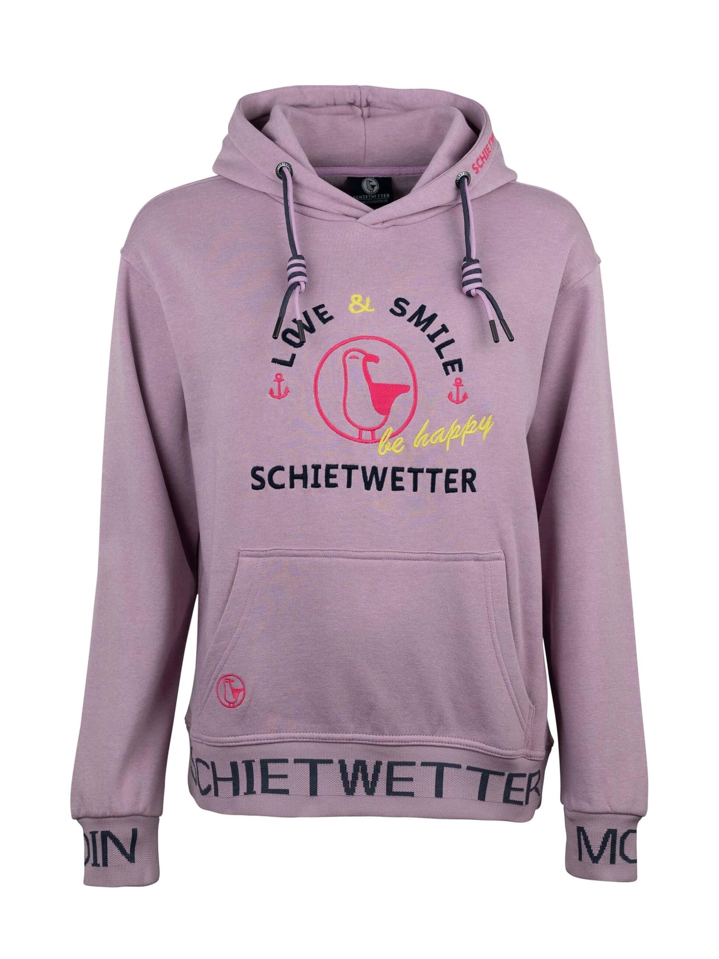 SCHIETWETTER Damen Hoodie Marie Meersalz, Kapuzenpullover für Frauen,