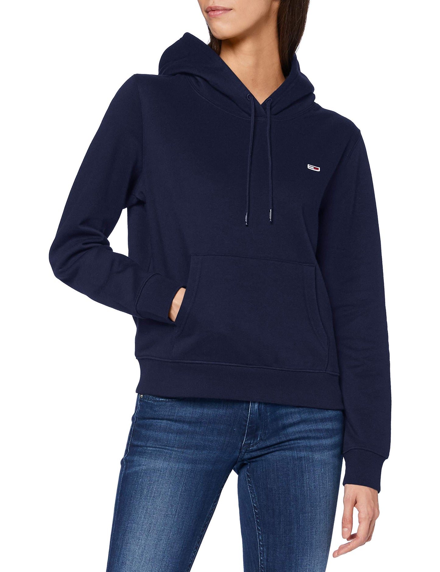 Tommy Jeans Damen Hoodie Flag Regular Fit