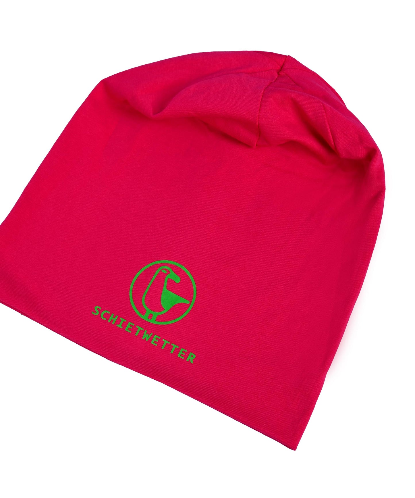 SCHIETWETTER Unisex Erw. Leichte Beanie Mütze Möwe, Übergangsmütze, dünne Kopfbedeckung, Logo-Print, Stretch, warm, einfarbig