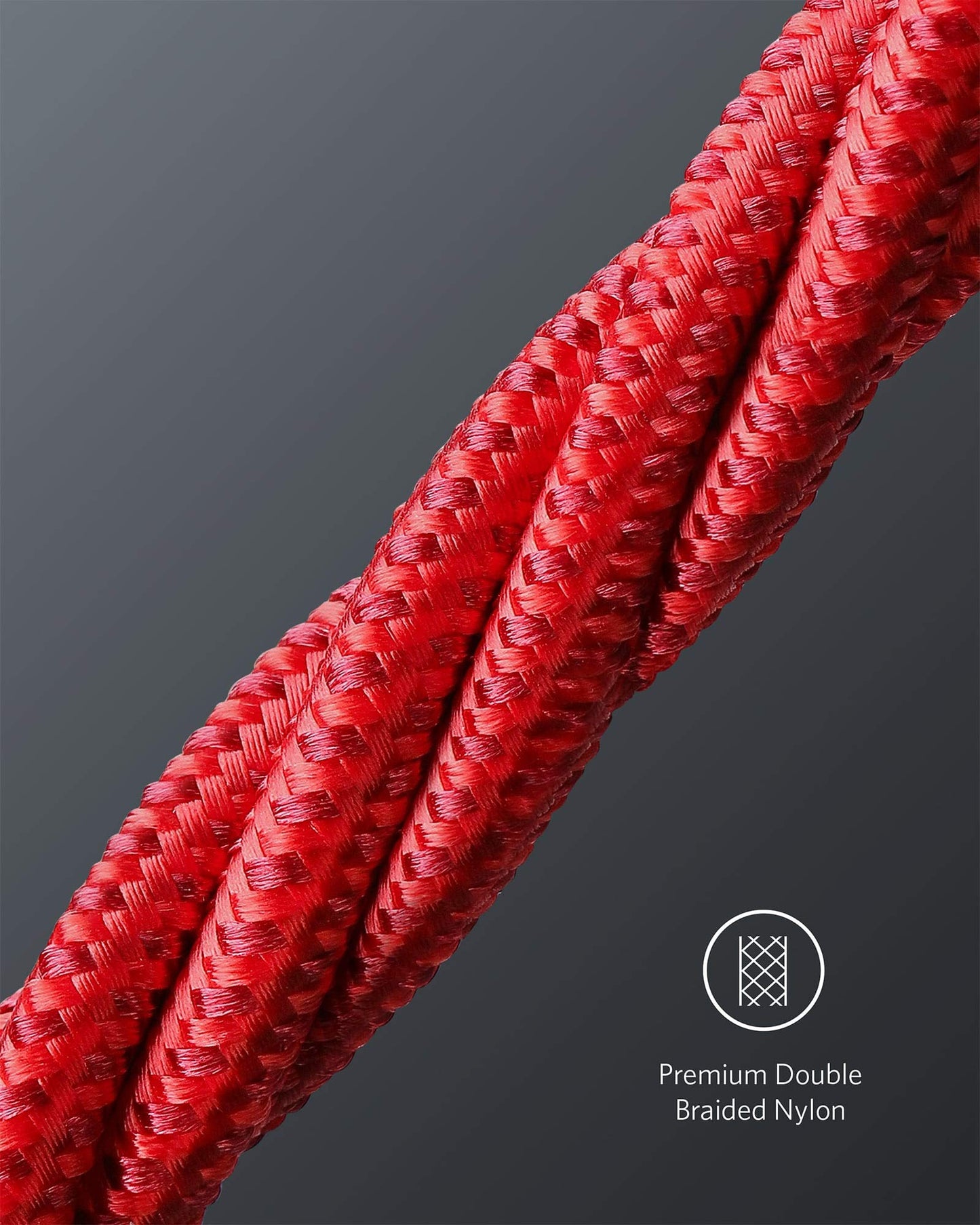 Anker Nylon USB-C to USB-C Charging Cable 2.0, 100W Type-C Charging Cable, 3m Long, Fast Charging for iPad Mini 6. Gen, MacBook Pro 2020, iPad Pro 2020, iPad Air 4, Galaxy S20 Plus S9, Pixel, Switch