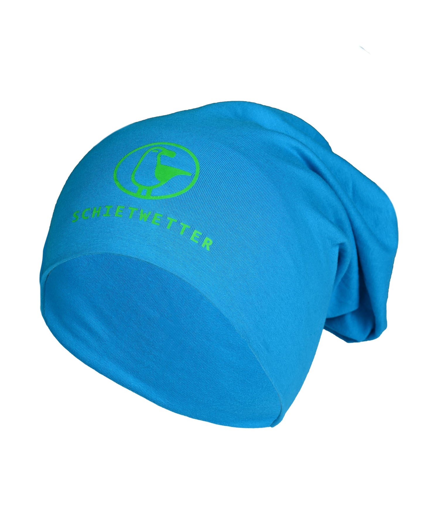 SCHIETWETTER Unisex Erw. Leichte Beanie Mütze Möwe, Übergangsmütze, dünne Kopfbedeckung, Logo-Print, Stretch, warm, einfarbig