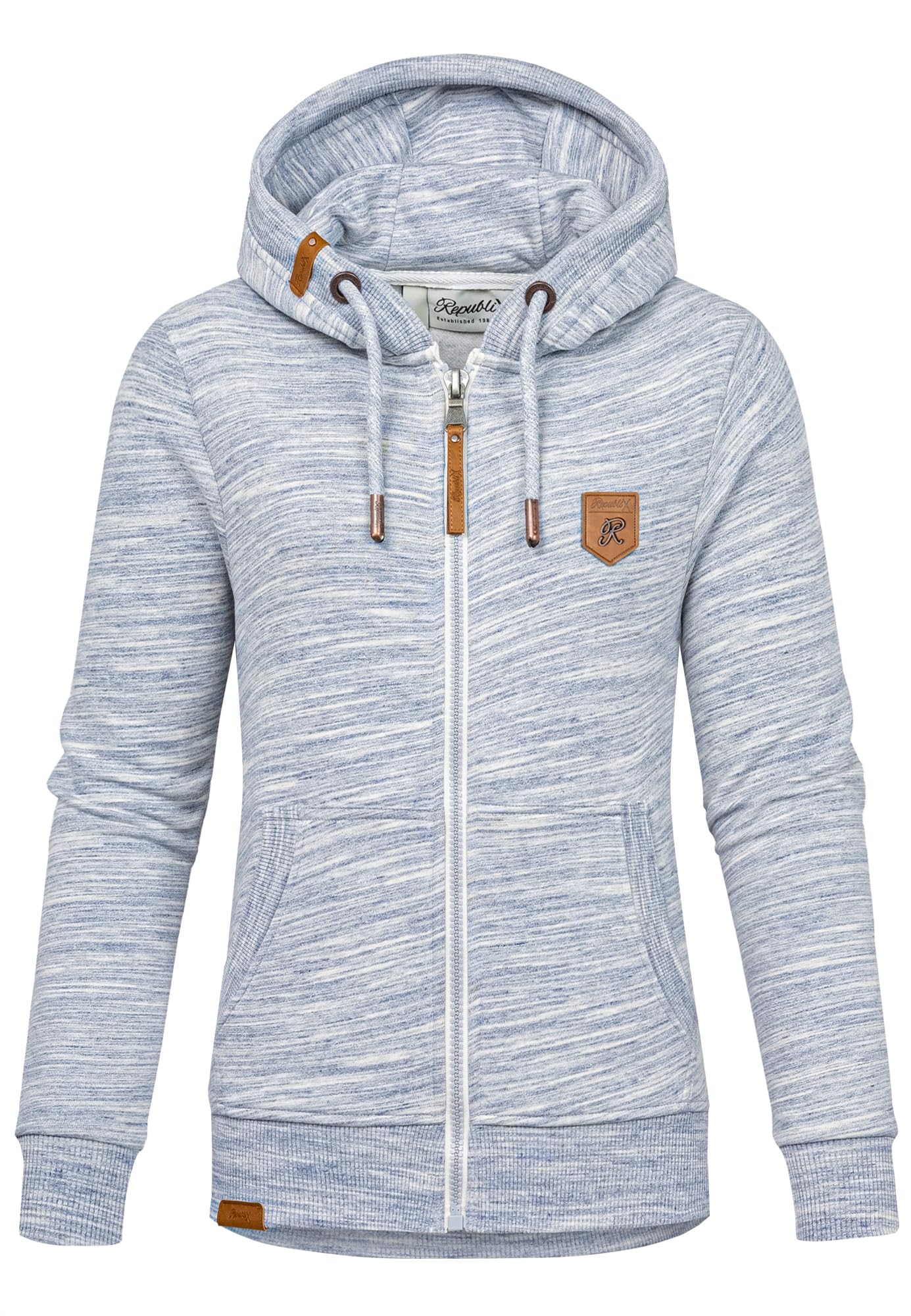 Damen Sweatjacke Hoodie Sweatshirt Pullover Zipper Jacke RD-020