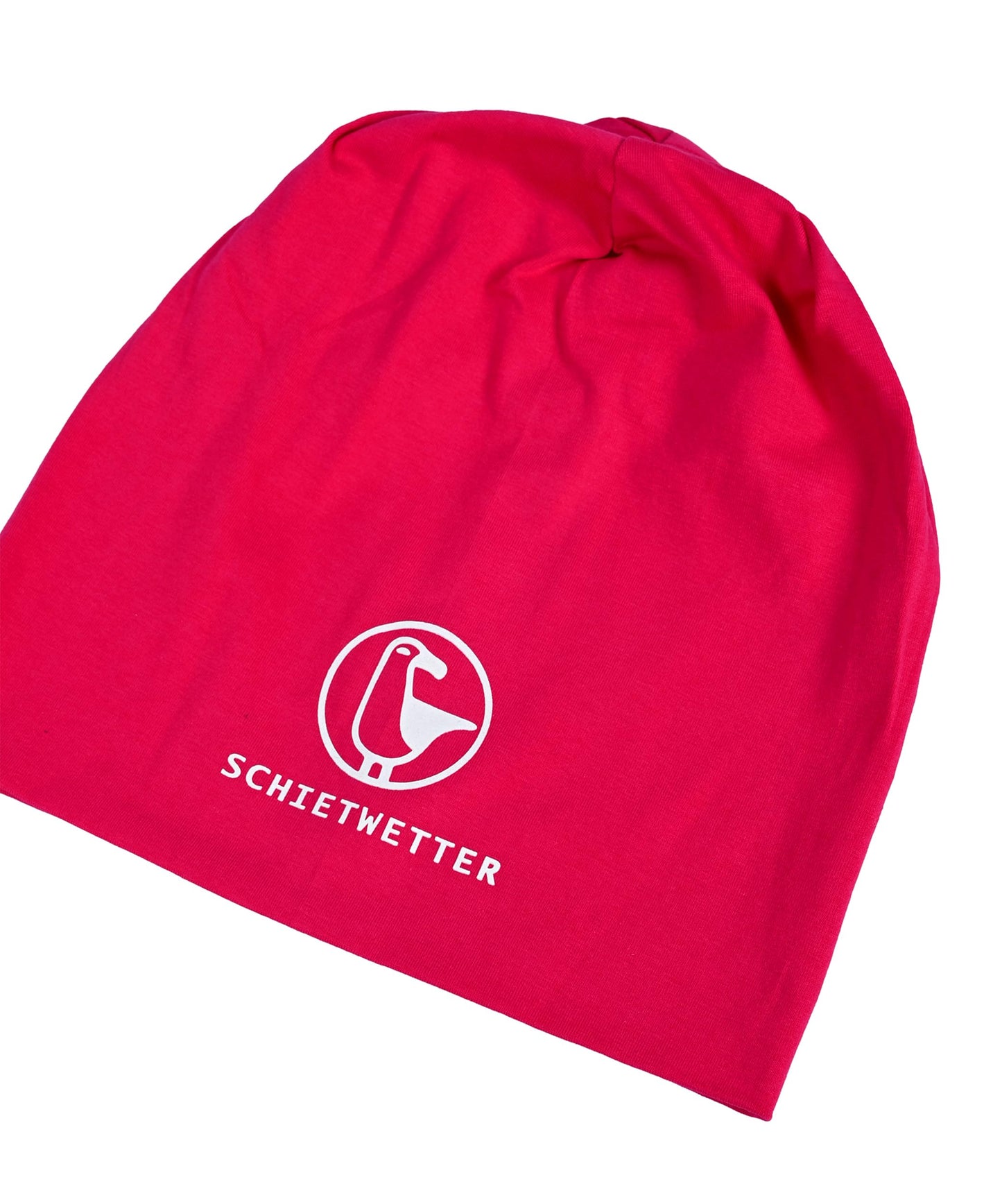 SCHIETWETTER Unisex Erw. Leichte Beanie Mütze Möwe, Übergangsmütze, dünne Kopfbedeckung, Logo-Print, Stretch, warm, einfarbig