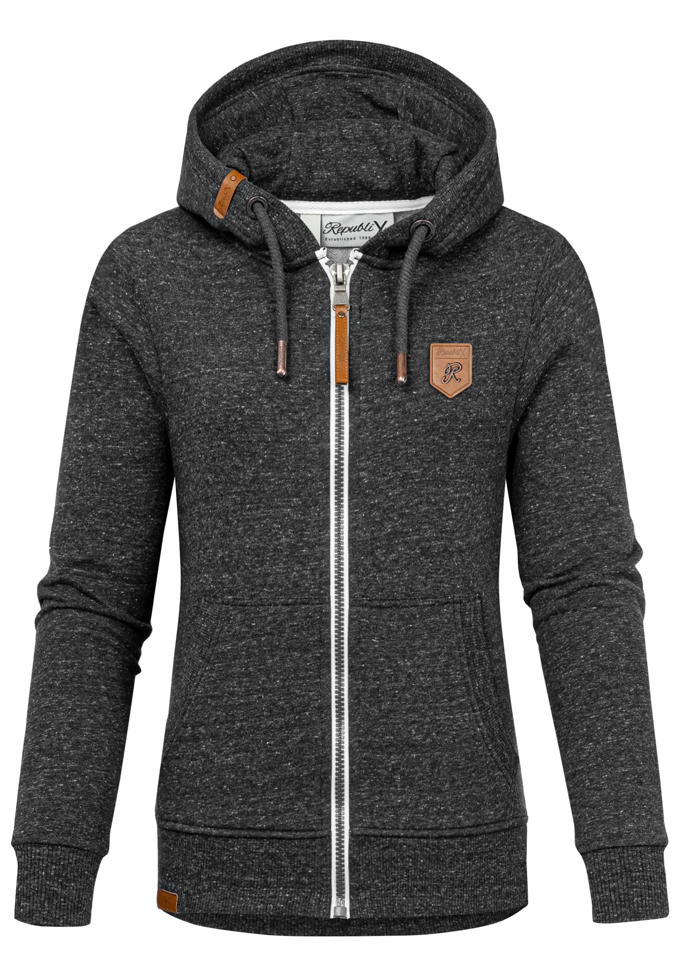 Damen Sweatjacke Hoodie Sweatshirt Pullover Zipper Jacke RD-020