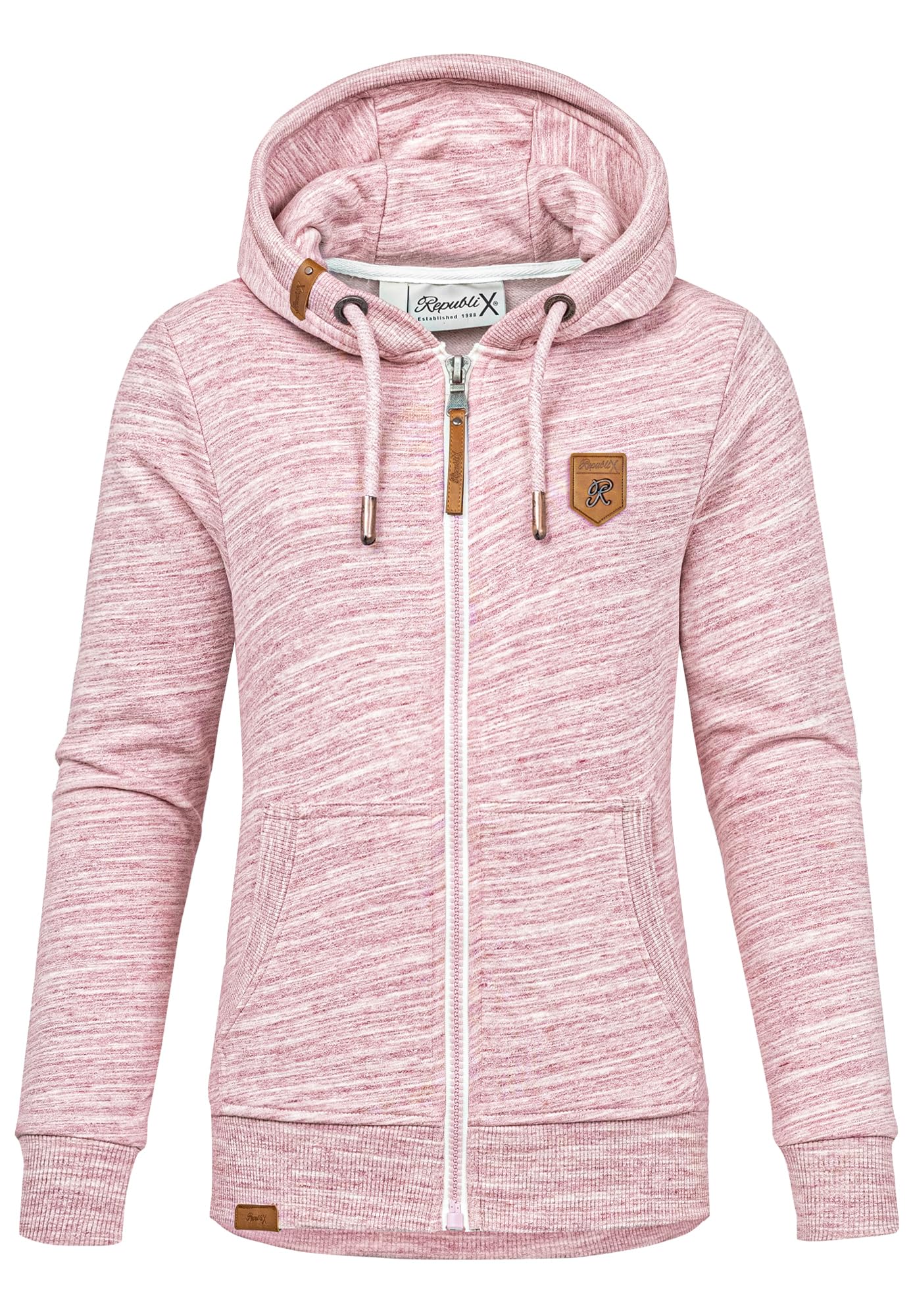 Damen Sweatjacke Hoodie Sweatshirt Pullover Zipper Jacke RD-020