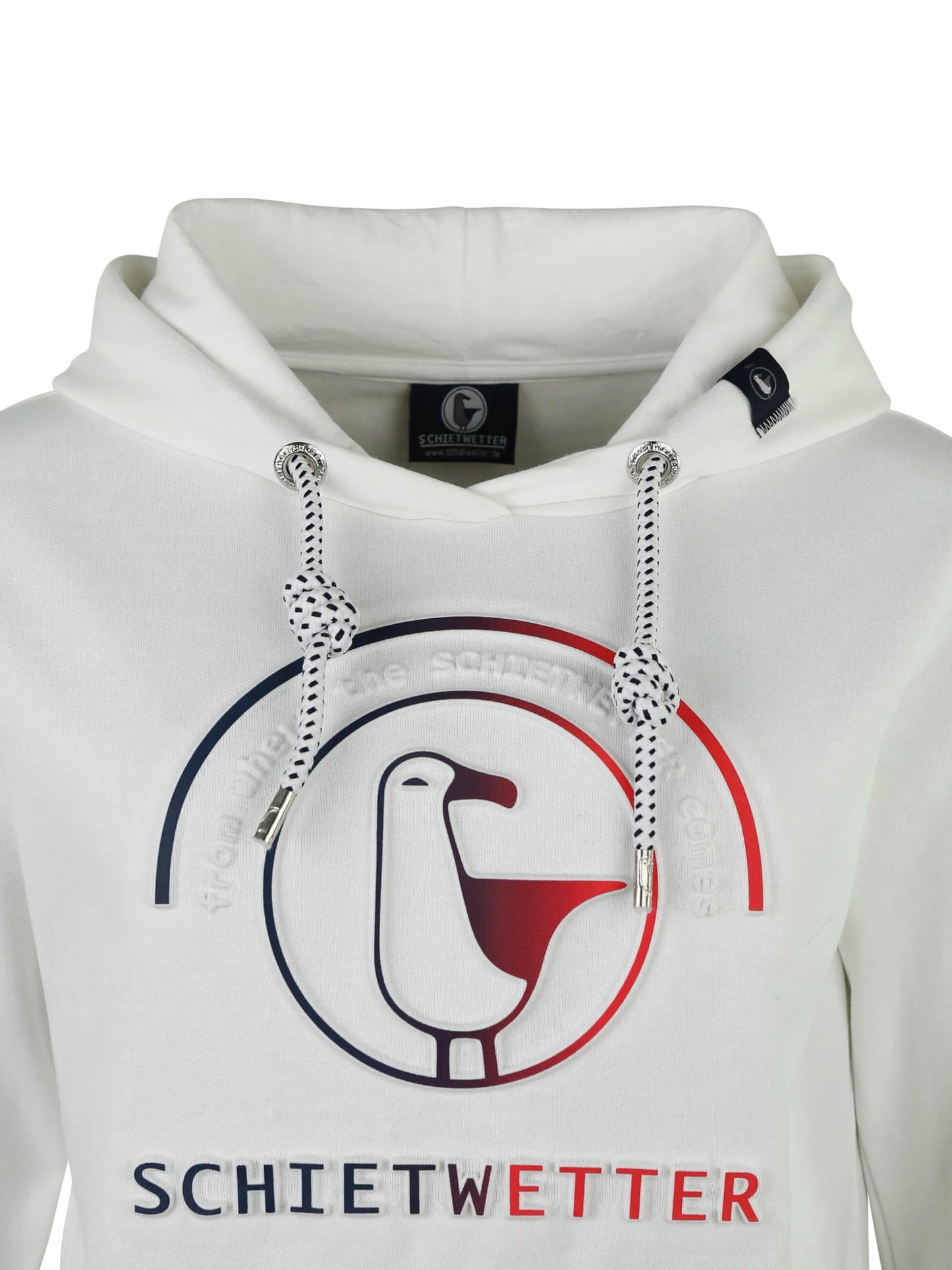 SCHIETWETTER Damen Hoodie Tamara, Kapuzenpullover, Sweater, Sweatshirt, Kapuzenhoodie, modisch, 3D-Prägedruck, bequem