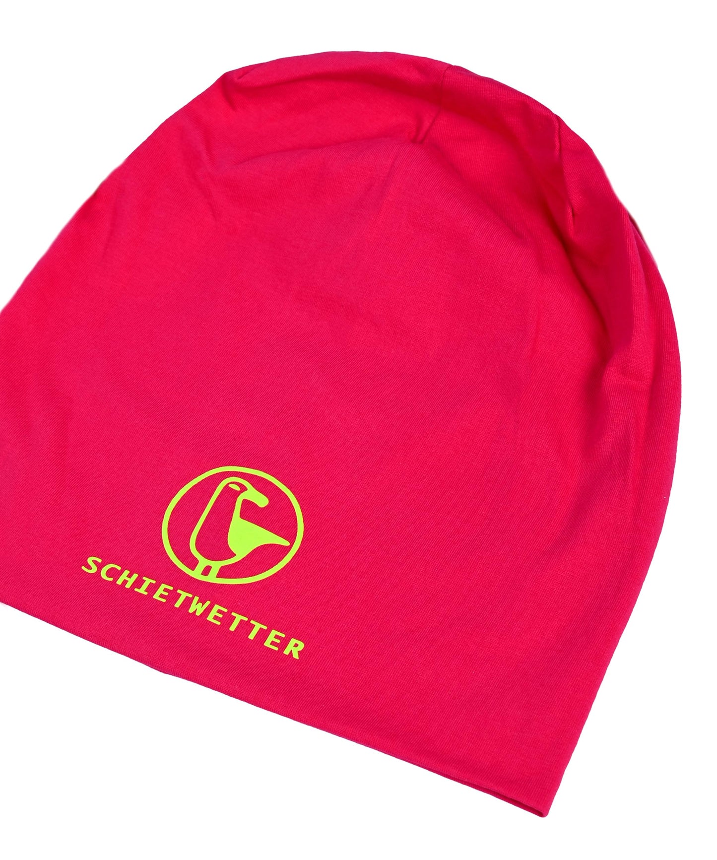 SCHIETWETTER Unisex Erw. Leichte Beanie Mütze Möwe, Übergangsmütze, dünne Kopfbedeckung, Logo-Print, Stretch, warm, einfarbig