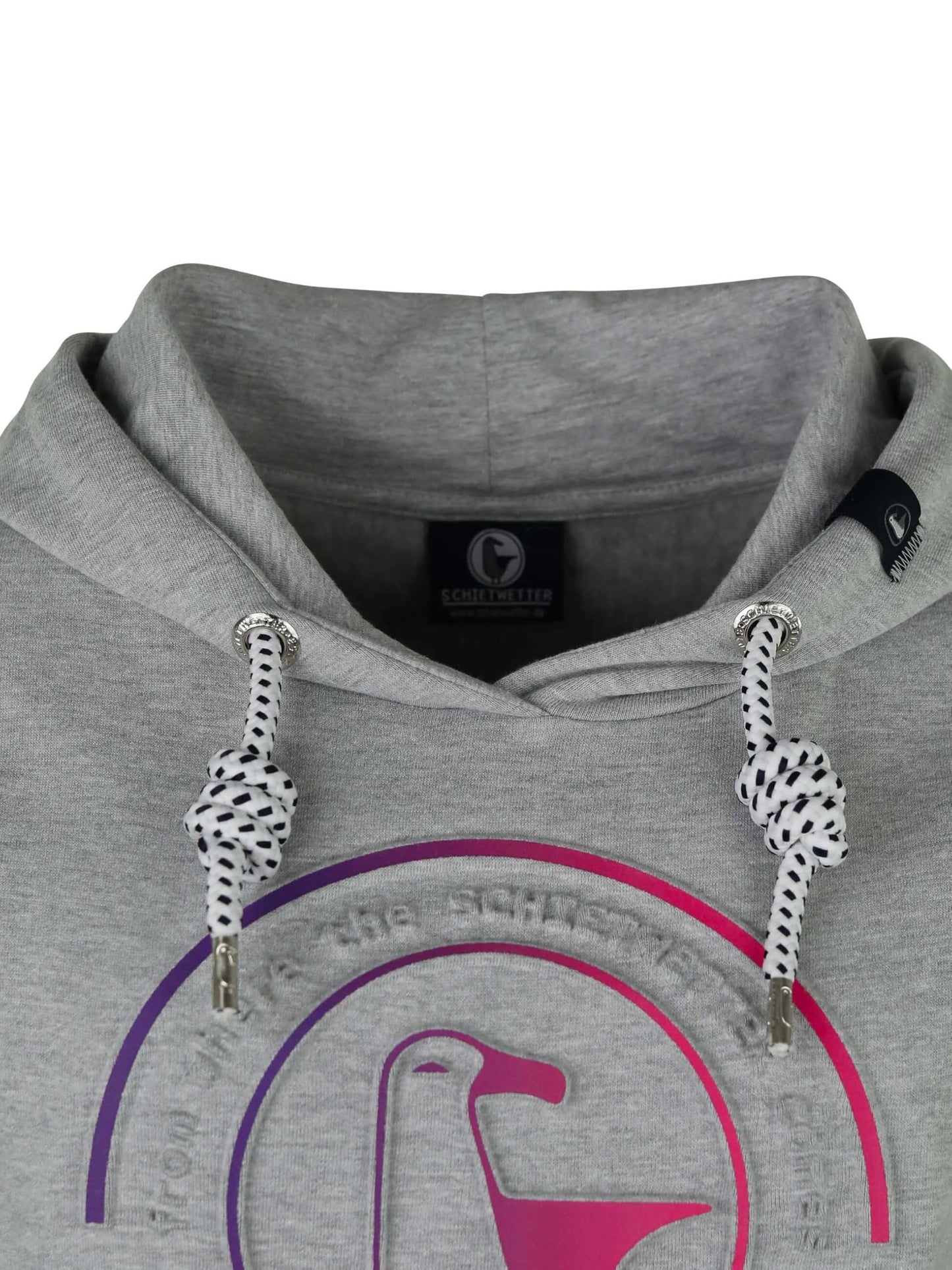 SCHIETWETTER Damen Hoodie Tamara, Kapuzenpullover, Sweater, Sweatshirt, Kapuzenhoodie, modisch, 3D-Prägedruck, bequem