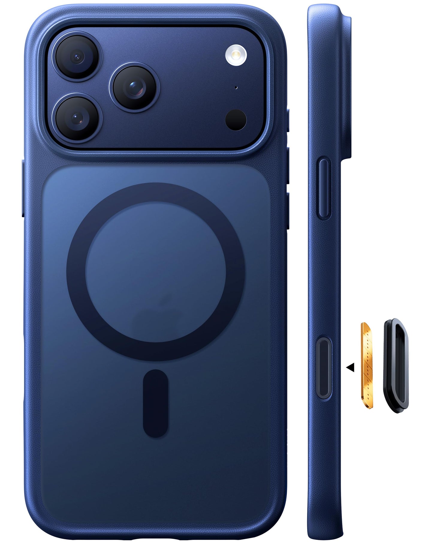 TORRAS Guardian-Mag für iPhone 17 Pro Hülle für MagSafe (Zertifizierte Militärschutz und Magnetkraft) Handyhülle iPhone 17 Pro Case Extrem Haltbarkeit Hülle Stoßfest Kratzfest Cover, Matt Blau