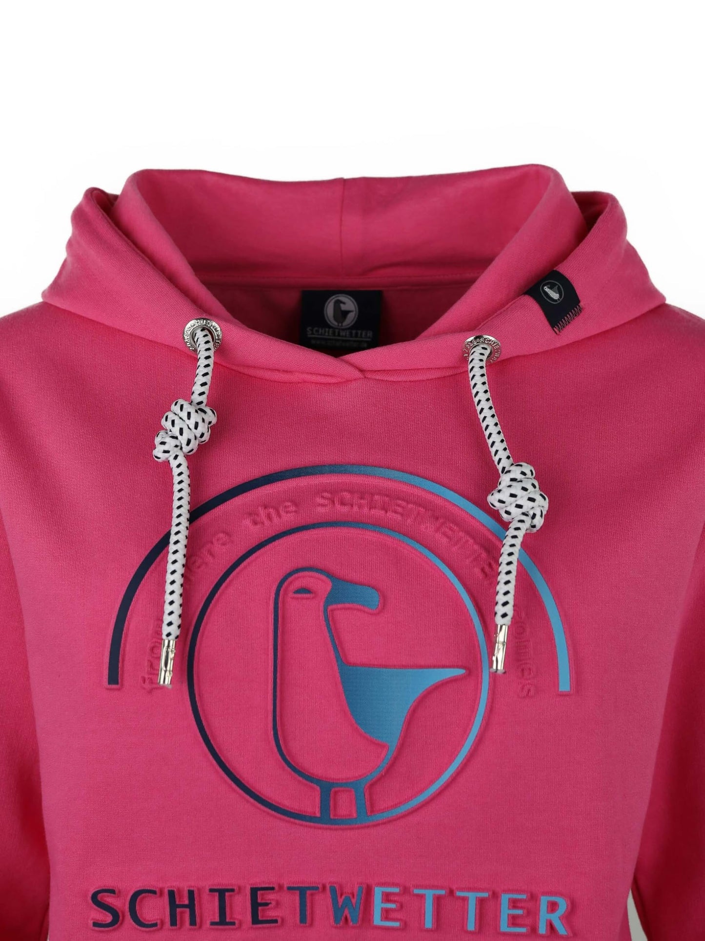 SCHIETWETTER Damen Hoodie Tamara, Kapuzenpullover, Sweater, Sweatshirt, Kapuzenhoodie, modisch, 3D-Prägedruck, bequem