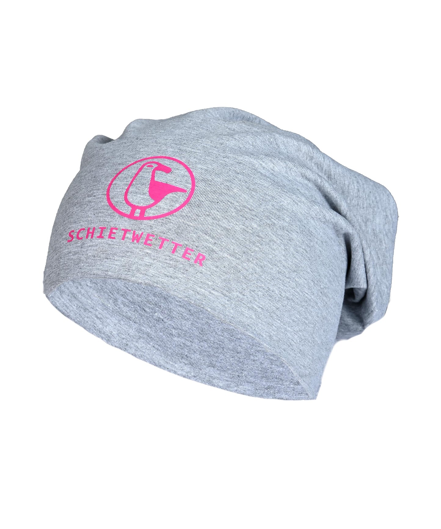 SCHIETWETTER Unisex Erw. Leichte Beanie Mütze Möwe, Übergangsmütze, dünne Kopfbedeckung, Logo-Print, Stretch, warm, einfarbig
