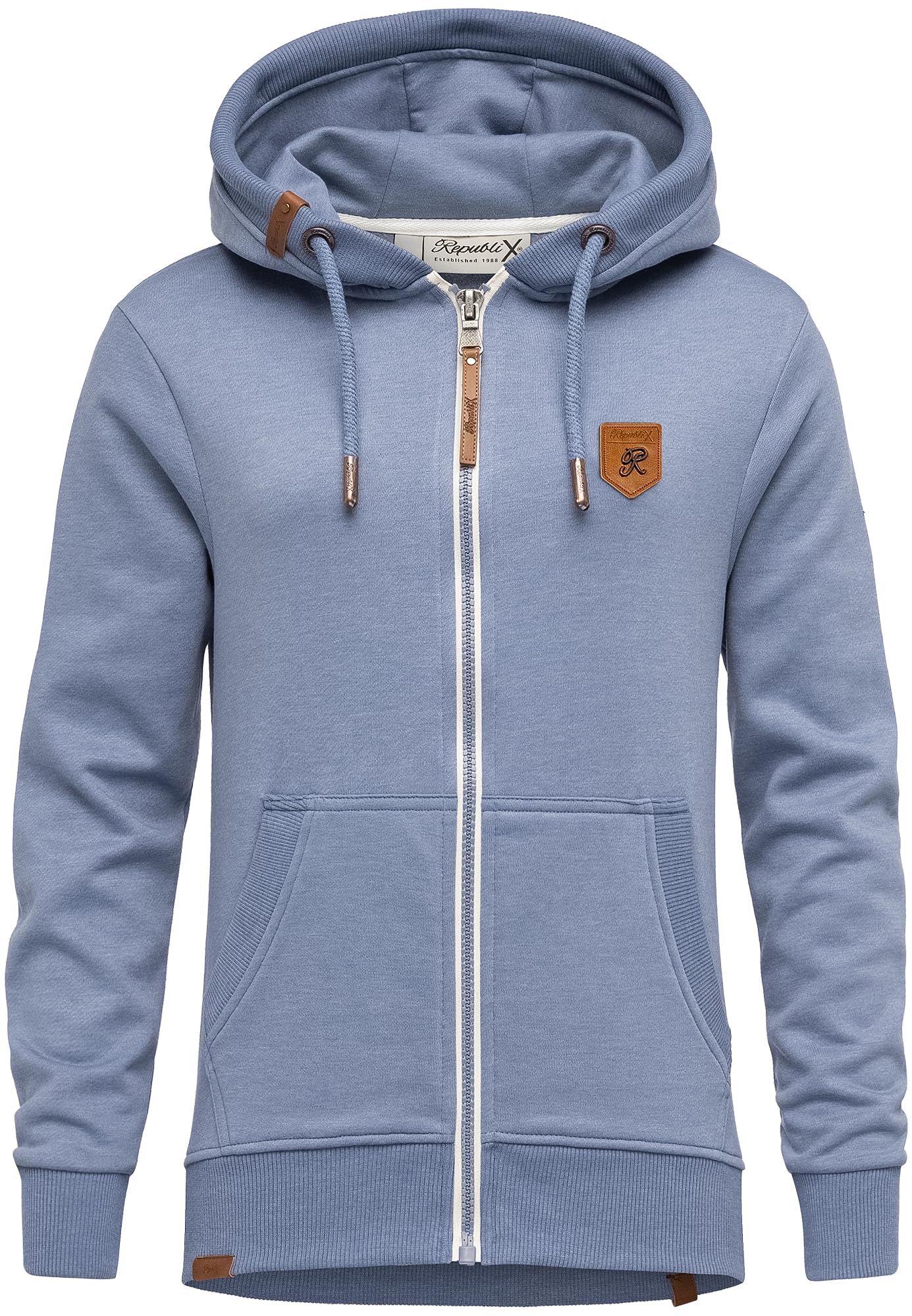 Damen Sweatjacke Hoodie Sweatshirt Pullover Zipper Jacke RD-023