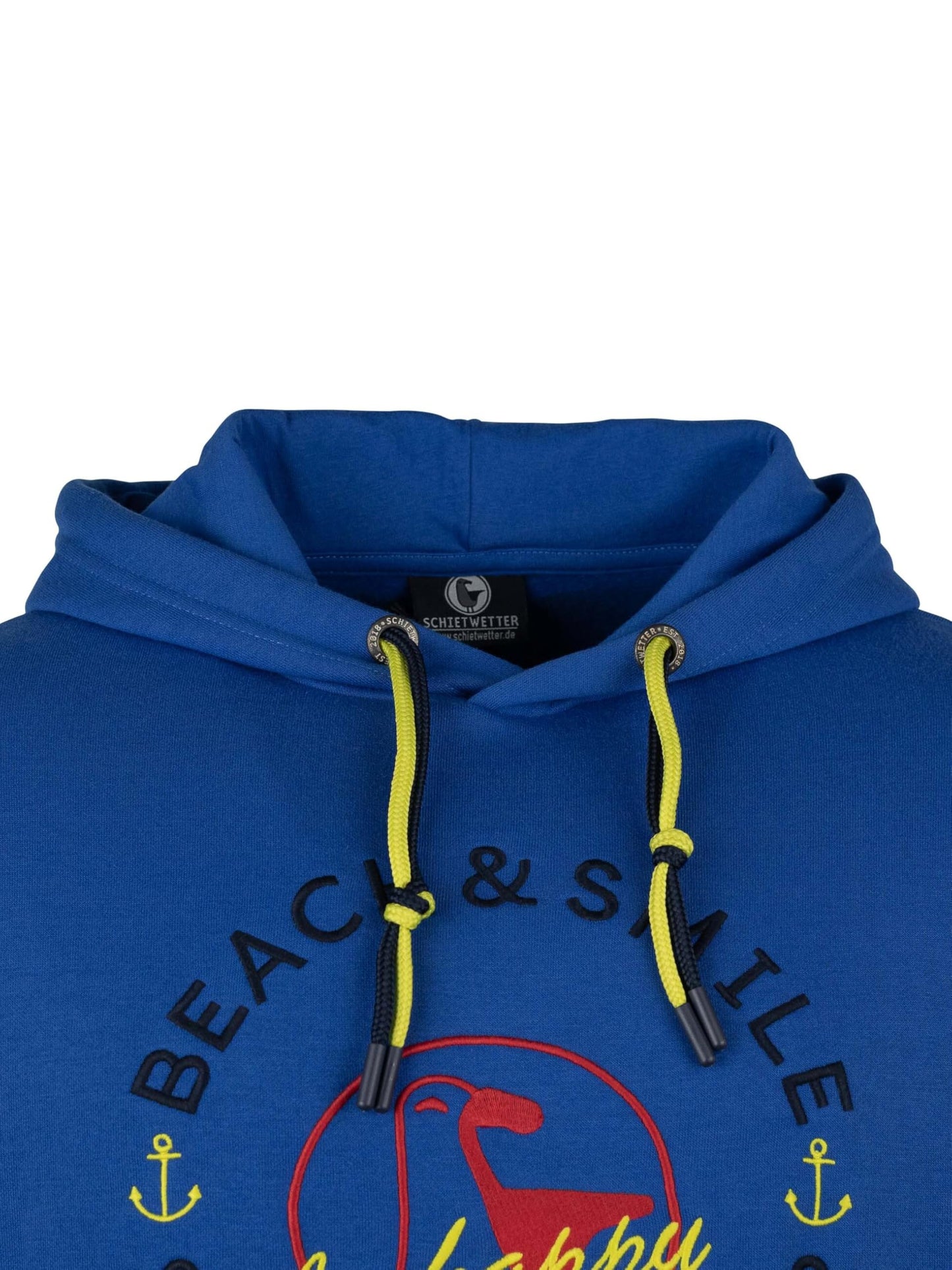 SCHIETWETTER Herren Kapuzenpullover Haifisch Klaus, Hoodie, Sweater, Longsleeve mit Kapuze, Print