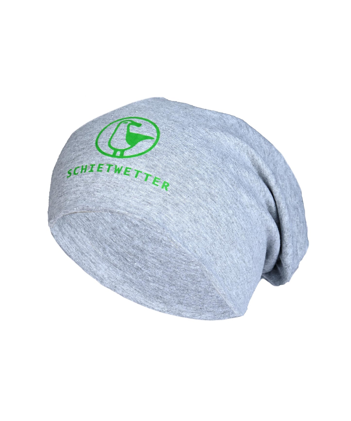 SCHIETWETTER Unisex Erw. Leichte Beanie Mütze Möwe, Übergangsmütze, dünne Kopfbedeckung, Logo-Print, Stretch, warm, einfarbig