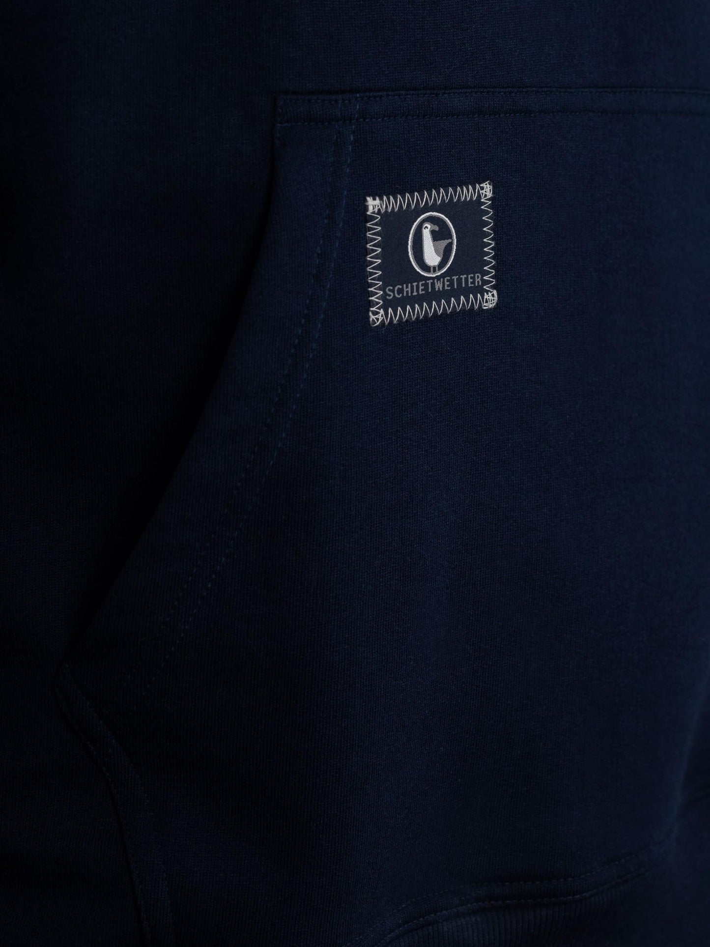 SCHIETWETTER Herren Hoodie Hansi, Kapuzenpullover, Sweater, Langarm-Pullover, 3D-Druck, geprägt 3D-Logo-Print, warm, bequem