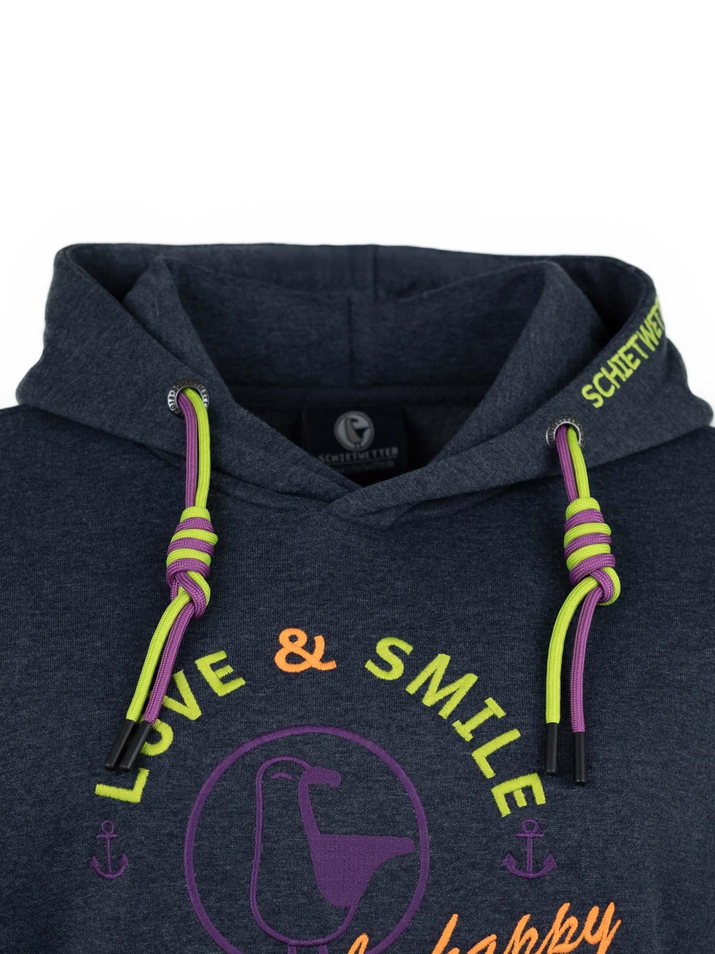 SCHIETWETTER Damen Hoodie Marie Meersalz, Kapuzenpullover für Frauen,