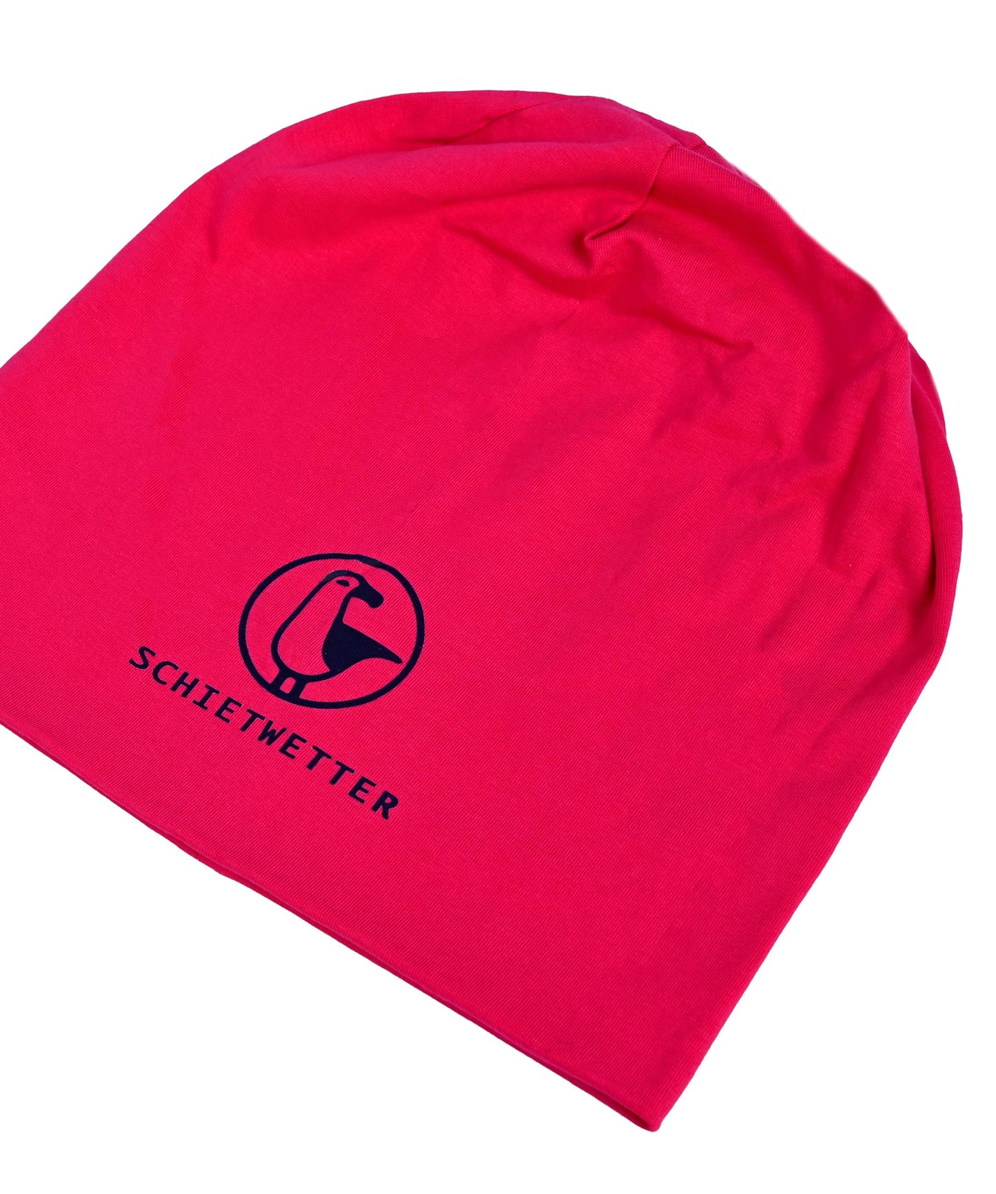SCHIETWETTER Unisex Erw. Leichte Beanie Mütze Möwe, Übergangsmütze, dünne Kopfbedeckung, Logo-Print, Stretch, warm, einfarbig