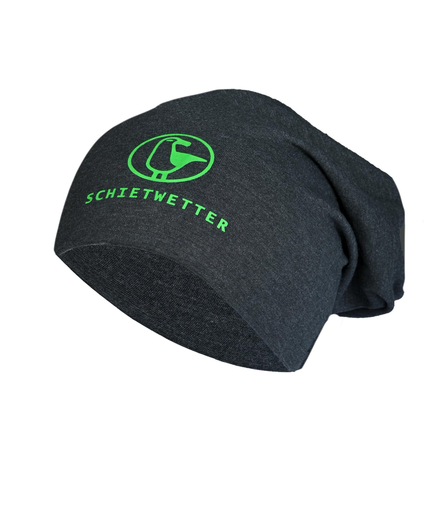 SCHIETWETTER Unisex Erw. Leichte Beanie Mütze Möwe, Übergangsmütze, dünne Kopfbedeckung, Logo-Print, Stretch, warm, einfarbig