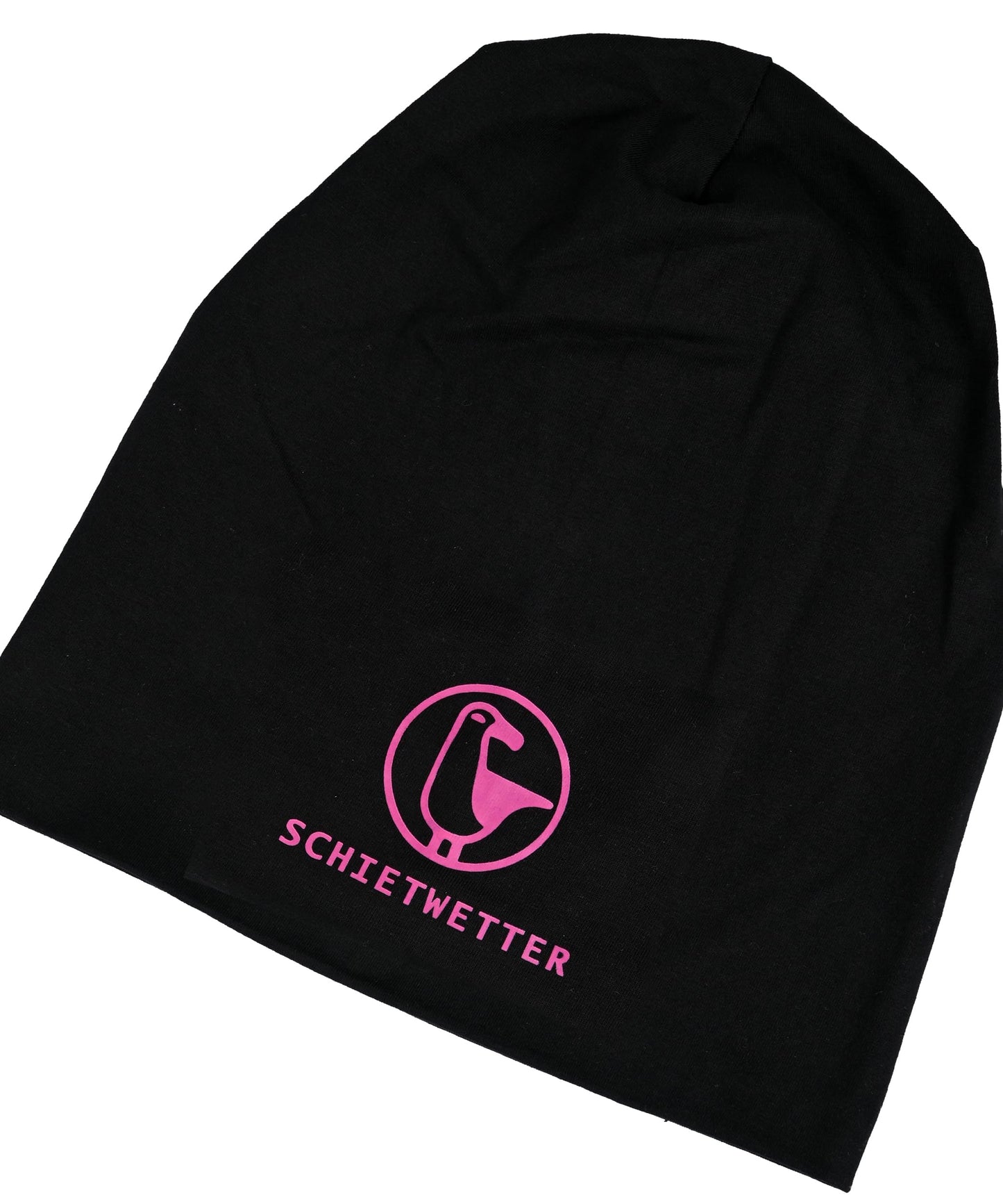 SCHIETWETTER Unisex Erw. Leichte Beanie Mütze Möwe, Übergangsmütze, dünne Kopfbedeckung, Logo-Print, Stretch, warm, einfarbig