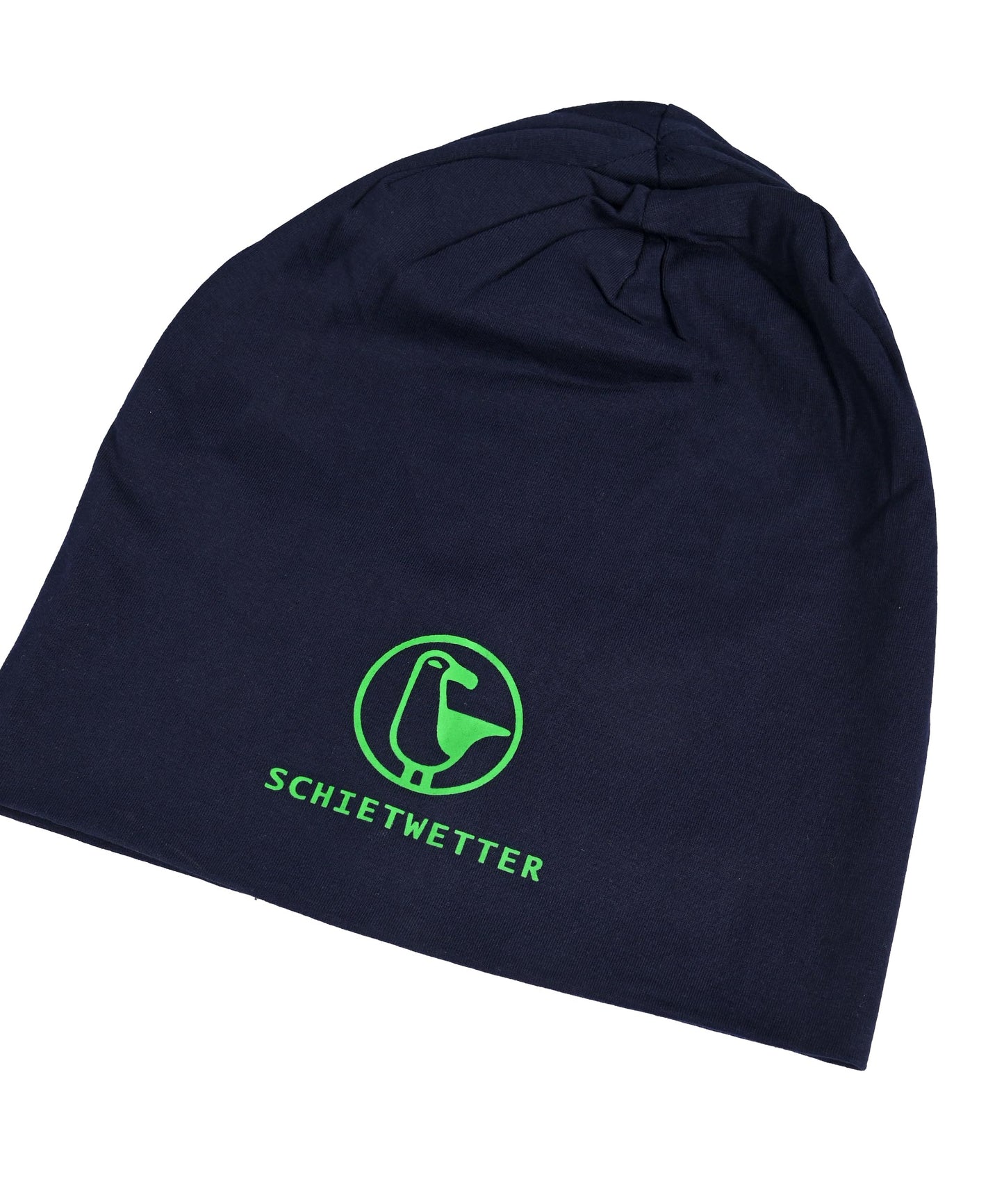 SCHIETWETTER Unisex Erw. Leichte Beanie Mütze Möwe, Übergangsmütze, dünne Kopfbedeckung, Logo-Print, Stretch, warm, einfarbig