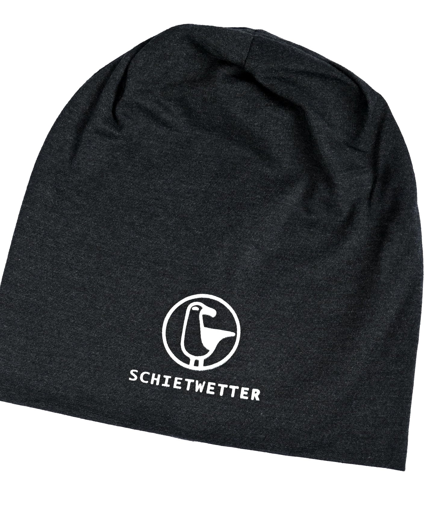 SCHIETWETTER Unisex Erw. Leichte Beanie Mütze Möwe, Übergangsmütze, dünne Kopfbedeckung, Logo-Print, Stretch, warm, einfarbig