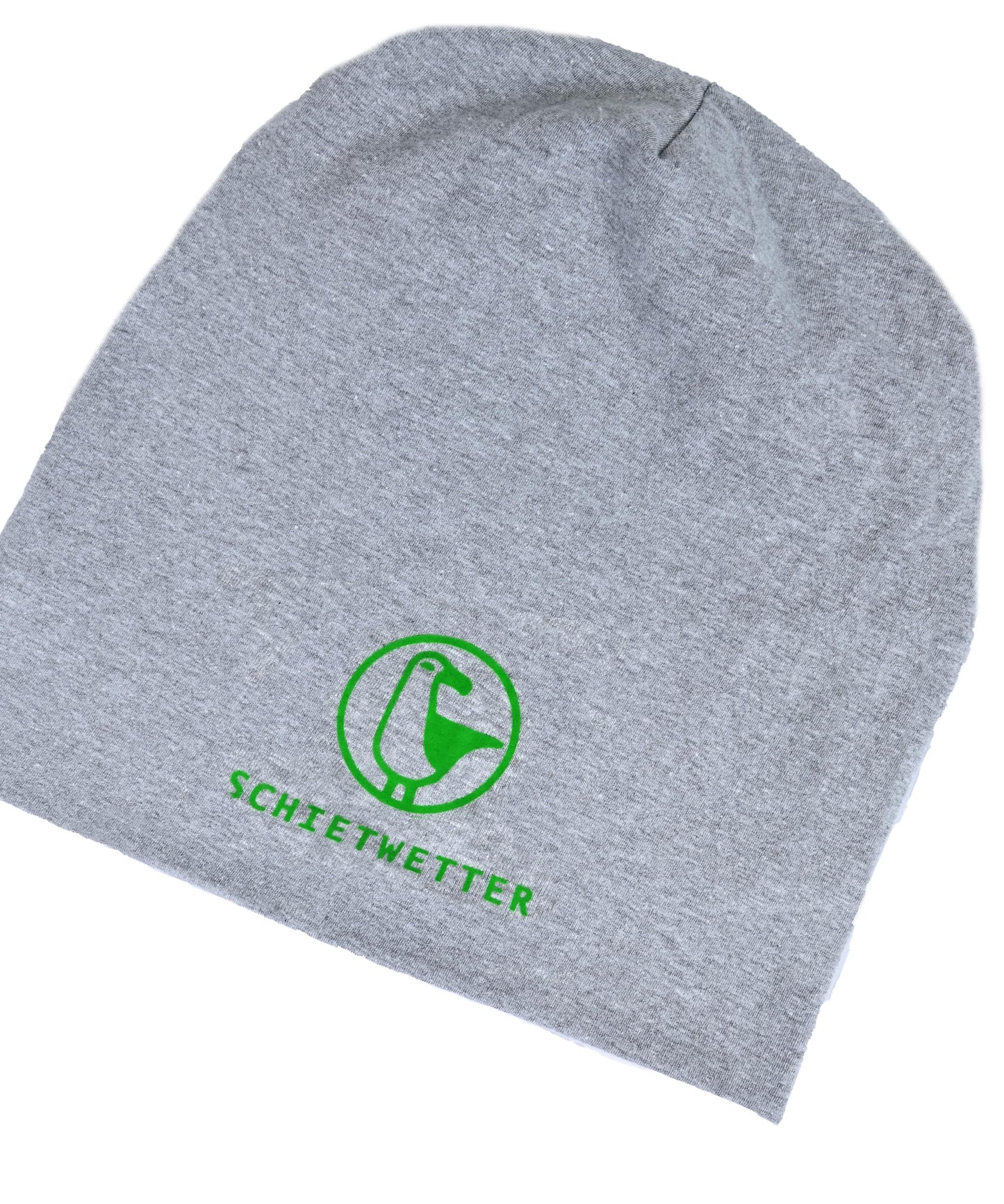 SCHIETWETTER Unisex Erw. Leichte Beanie Mütze Möwe, Übergangsmütze, dünne Kopfbedeckung, Logo-Print, Stretch, warm, einfarbig
