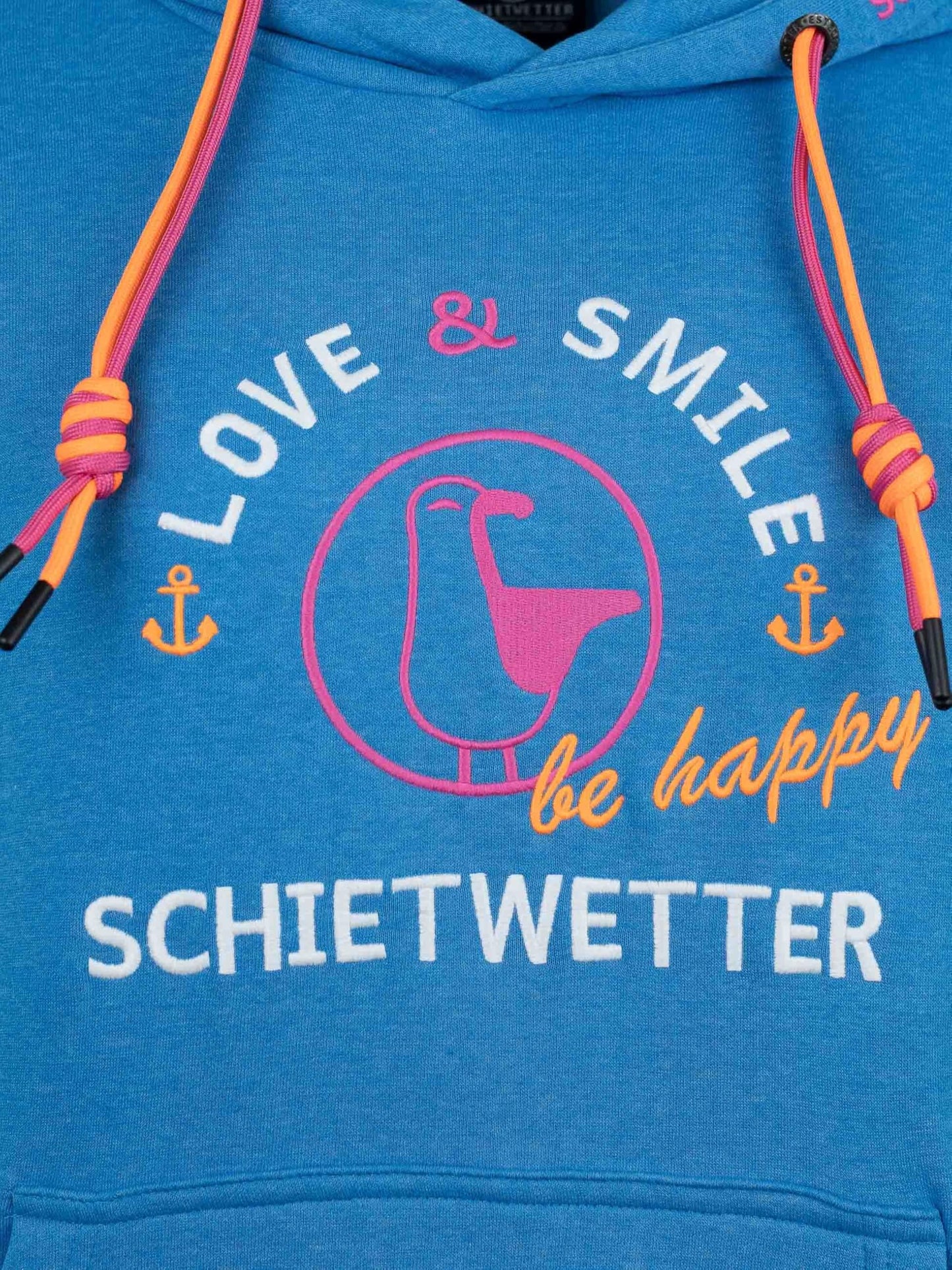 SCHIETWETTER Damen Hoodie Marie Meersalz, Kapuzenpullover für Frauen,