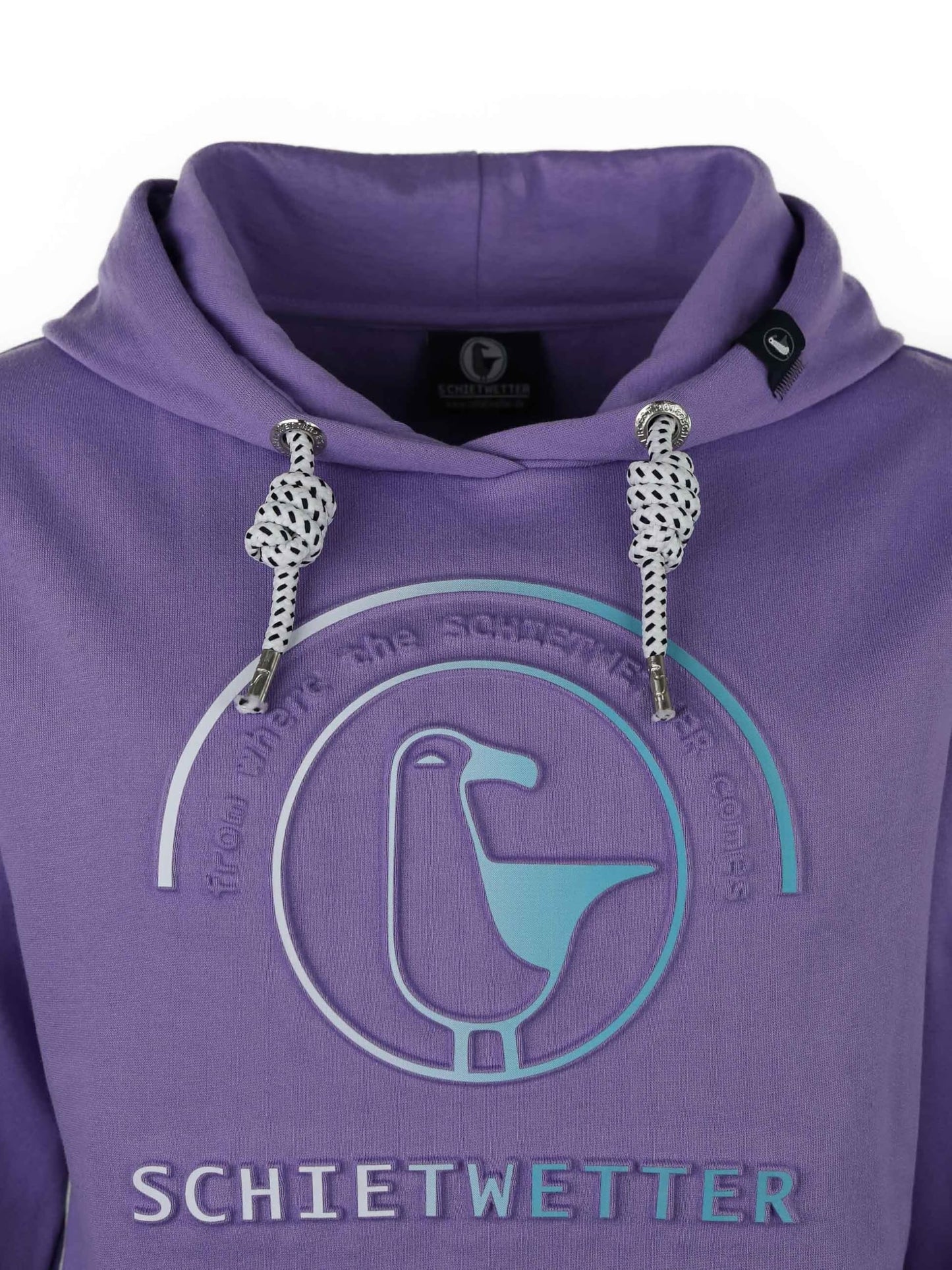 SCHIETWETTER Damen Hoodie Tamara, Kapuzenpullover, Sweater, Sweatshirt, Kapuzenhoodie, modisch, 3D-Prägedruck, bequem