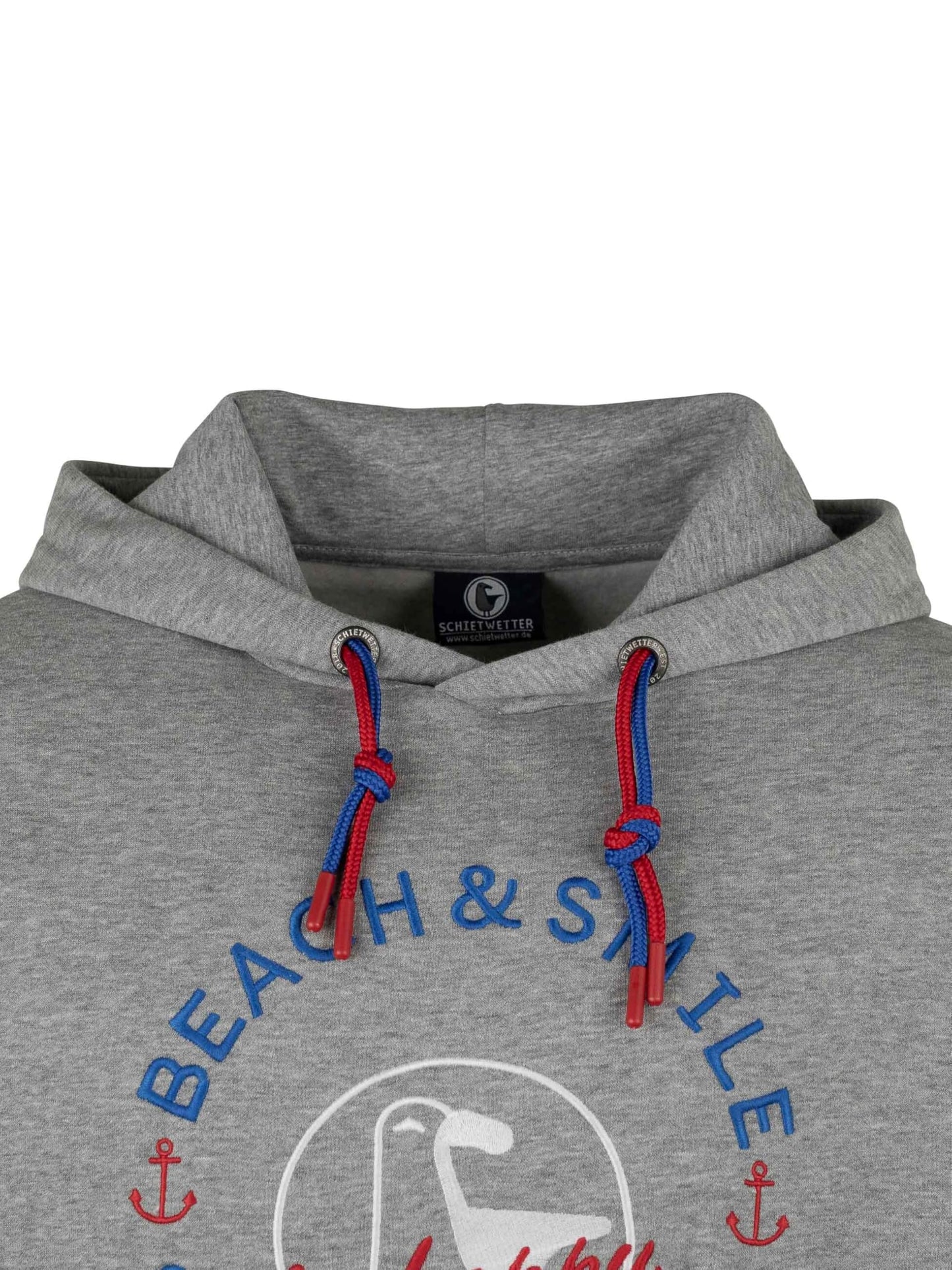 SCHIETWETTER Herren Kapuzenpullover Haifisch Klaus, Hoodie, Sweater, Longsleeve mit Kapuze, Print